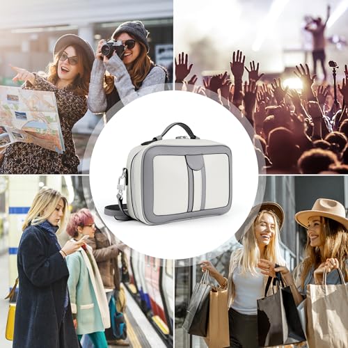 Anti Theft Crossbody Bag For Women Men Trendy. Rfid Blocking Bag Locking Zippered Travel Bag Top Handle Shoulder Handbags
