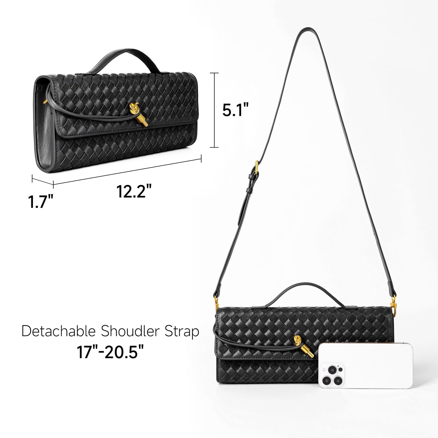 Woven Purse For Women Evening Clutch Woven Leather Handbags Crossbody Bag Suede Purse Formal Evening bag Seashell White Woven Leather & Suede