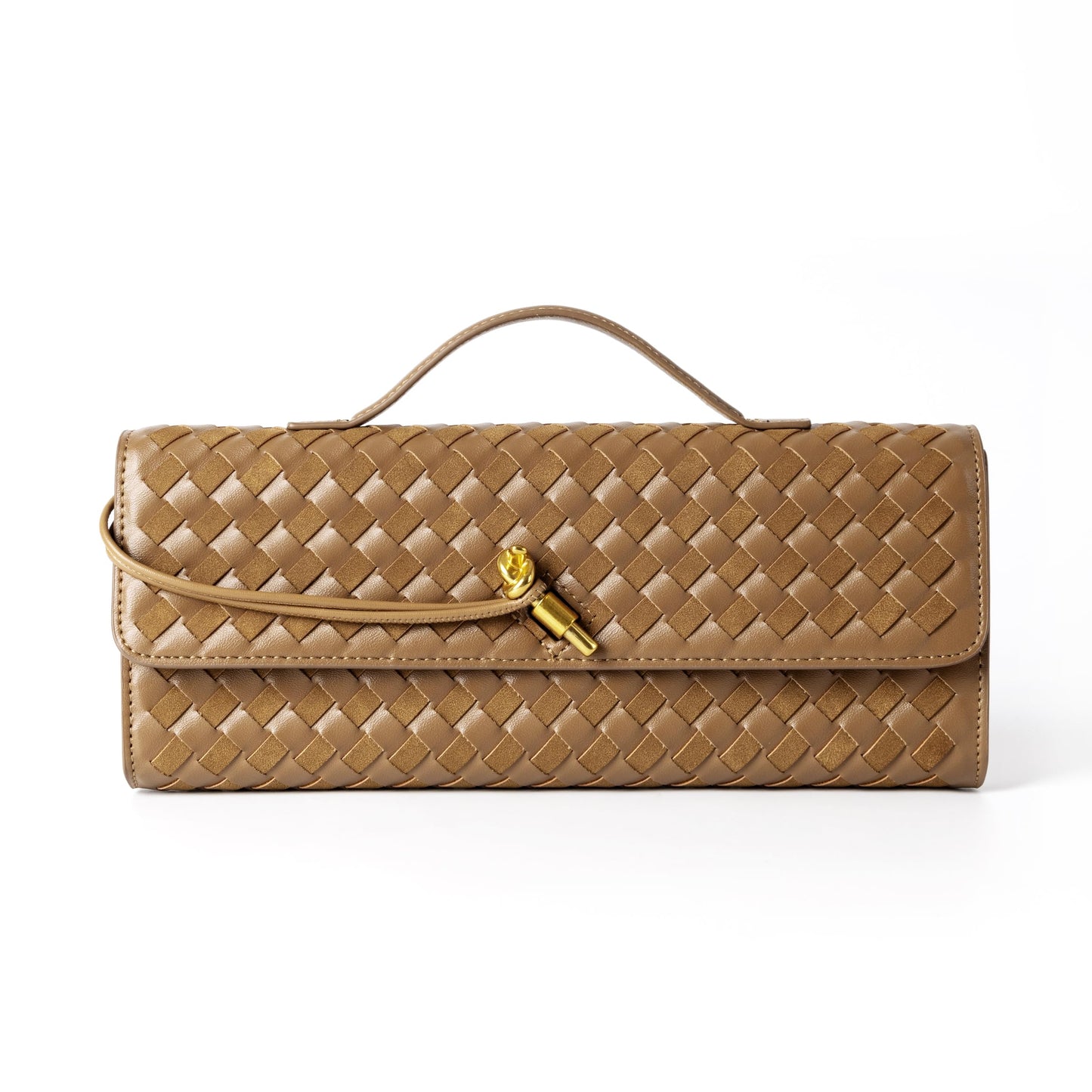 Woven Purse For Women Evening Clutch Woven Leather Handbags Crossbody Bag Suede Purse Formal Evening bag Seashell White Woven Leather & Suede