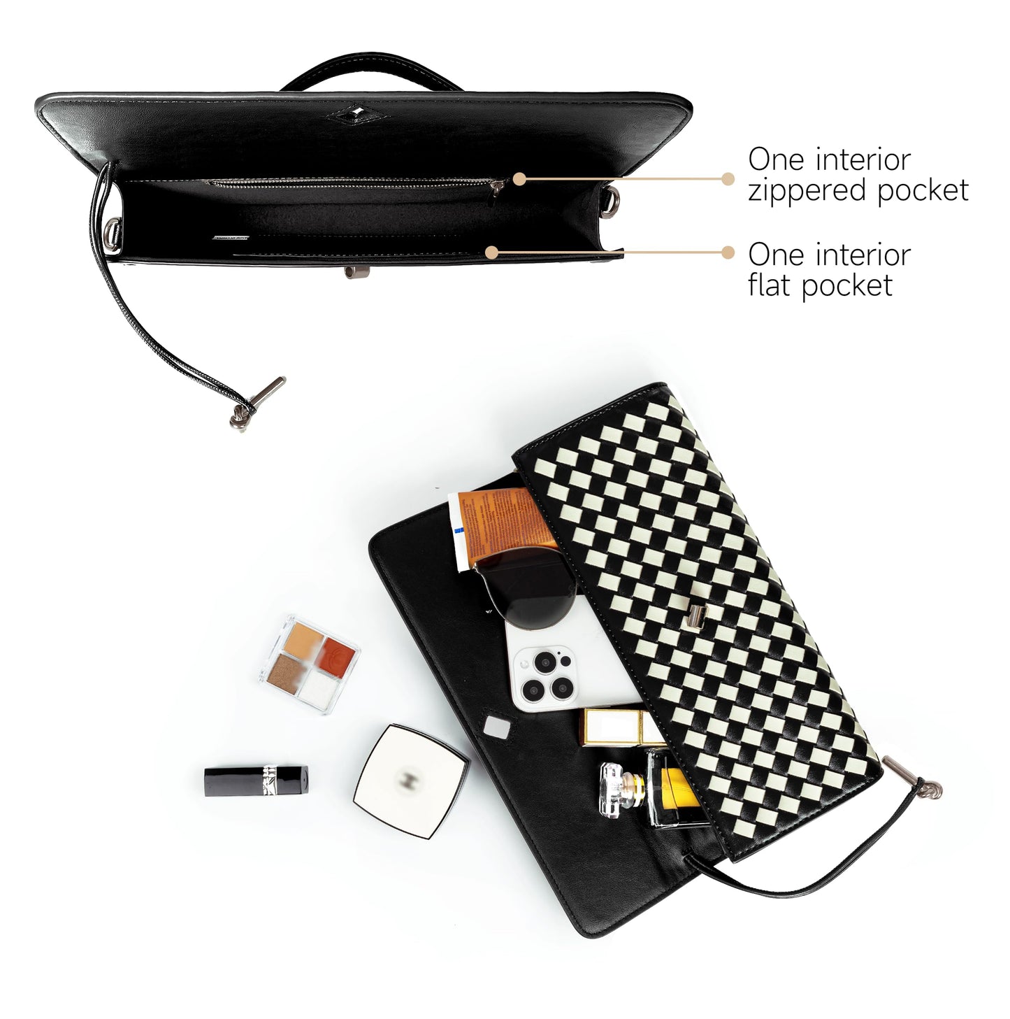 Woven Purse for Women Evening Clutch Woven Leather Handbags Crossbody Bag Formal Evening Bag Olive Woven Leather