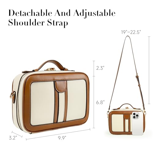 Anti Theft Crossbody Bag For Women Men Trendy. Rfid Blocking Bag Locking Zippered Travel Bag Top Handle Shoulder Handbags