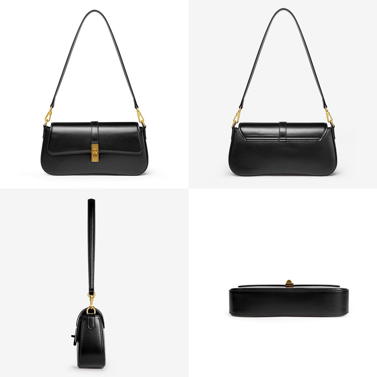 Joryin Shoulder Bag Flap Crossbody Bag for Women Hobo Handbag Clutch Underarm Bag Tote Bag