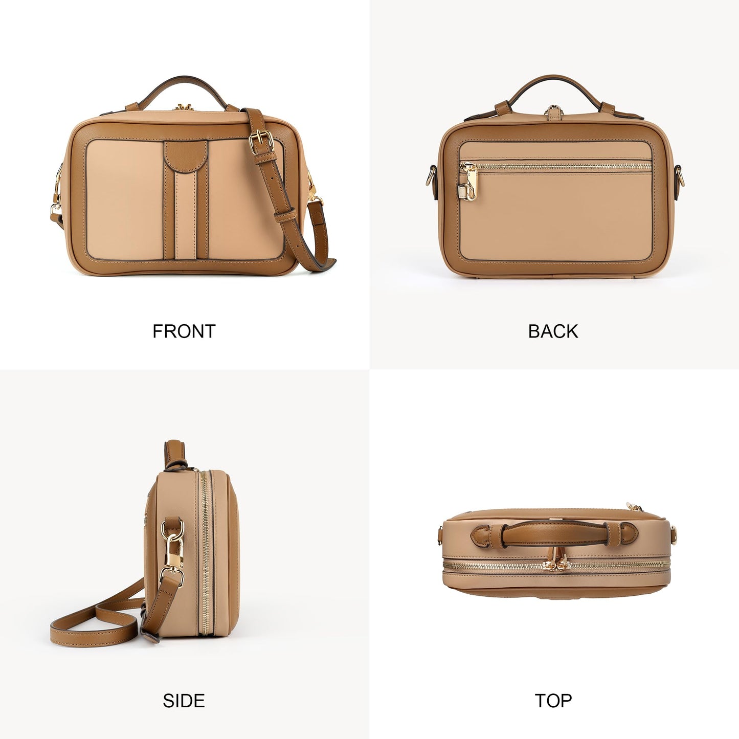 Anti Theft Crossbody Bag For Women Men Trendy. Rfid Blocking Bag Locking Zippered Travel Bag Top Handle Shoulder Handbags