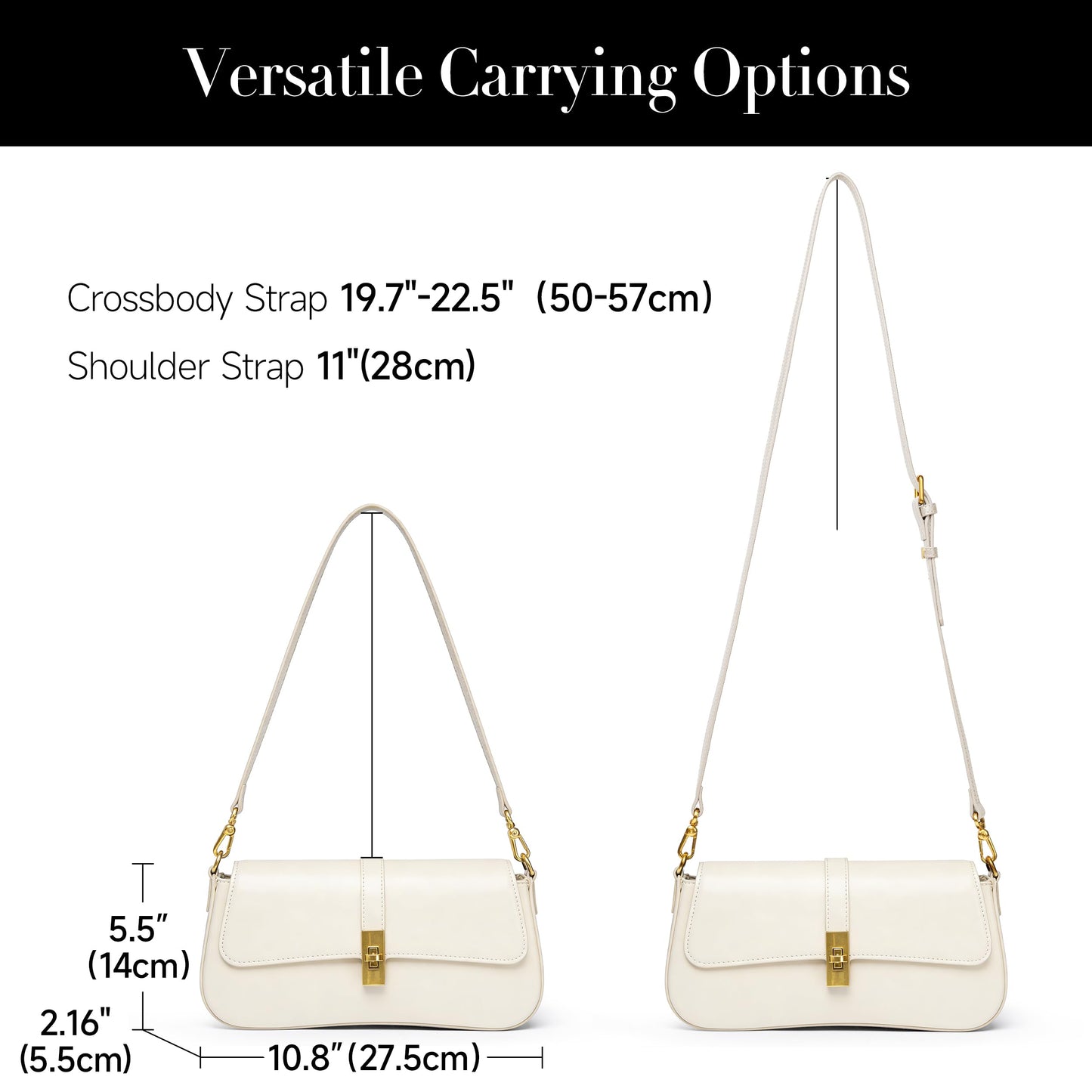 Joryin Shoulder Bag Flap Crossbody Bag for Women Hobo Handbag Clutch Underarm Bag Tote Bag