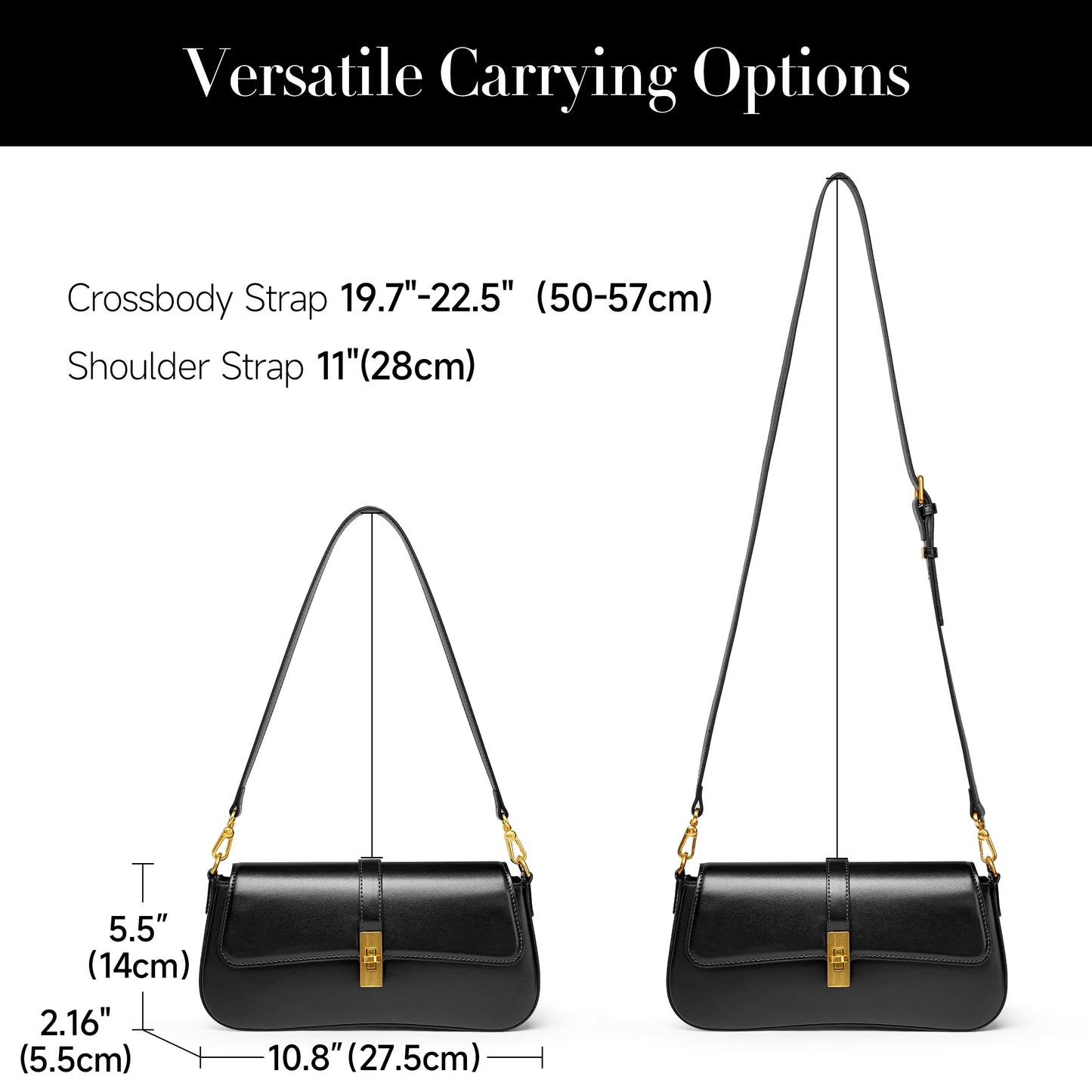 Joryin Shoulder Bag Flap Crossbody Bag for Women Hobo Handbag Clutch Underarm Bag Tote Bag