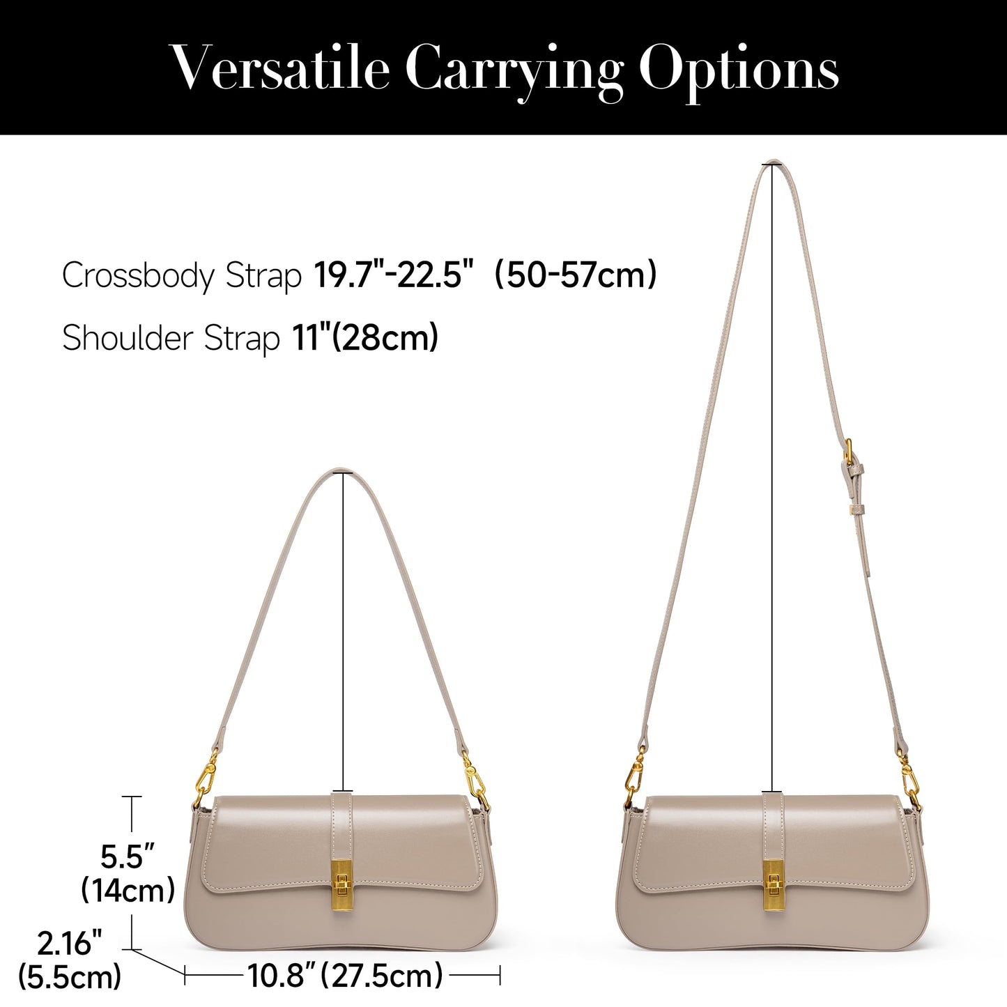 Joryin Shoulder Bag Flap Crossbody Bag for Women Hobo Handbag Clutch Underarm Bag Tote Bag