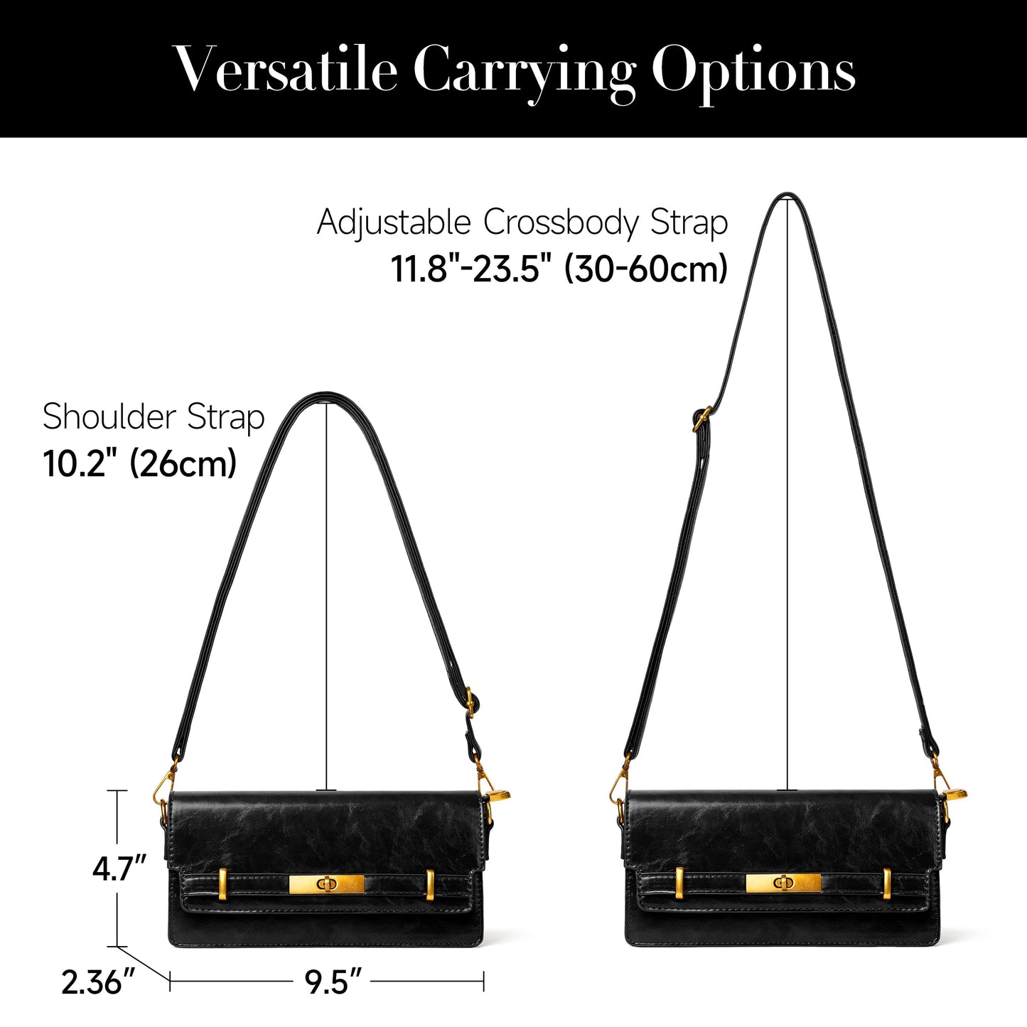 Joryin Shoulder Bag Flap Crossbody Bag for Women Small Purses Clutch Handbag Underarm Bag Tote Bag