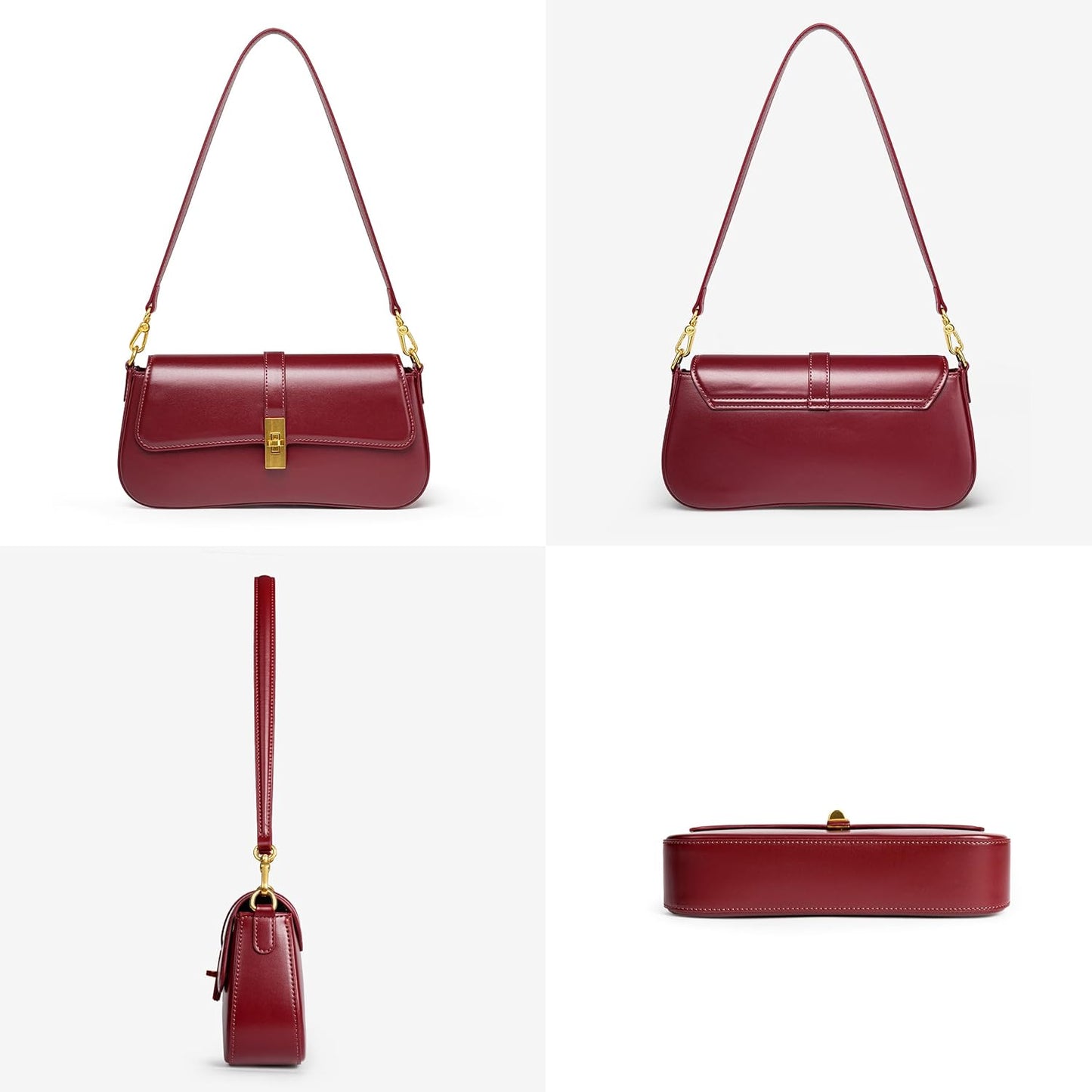 Joryin Shoulder Bag Flap Crossbody Bag for Women Hobo Handbag Clutch Underarm Bag Tote Bag