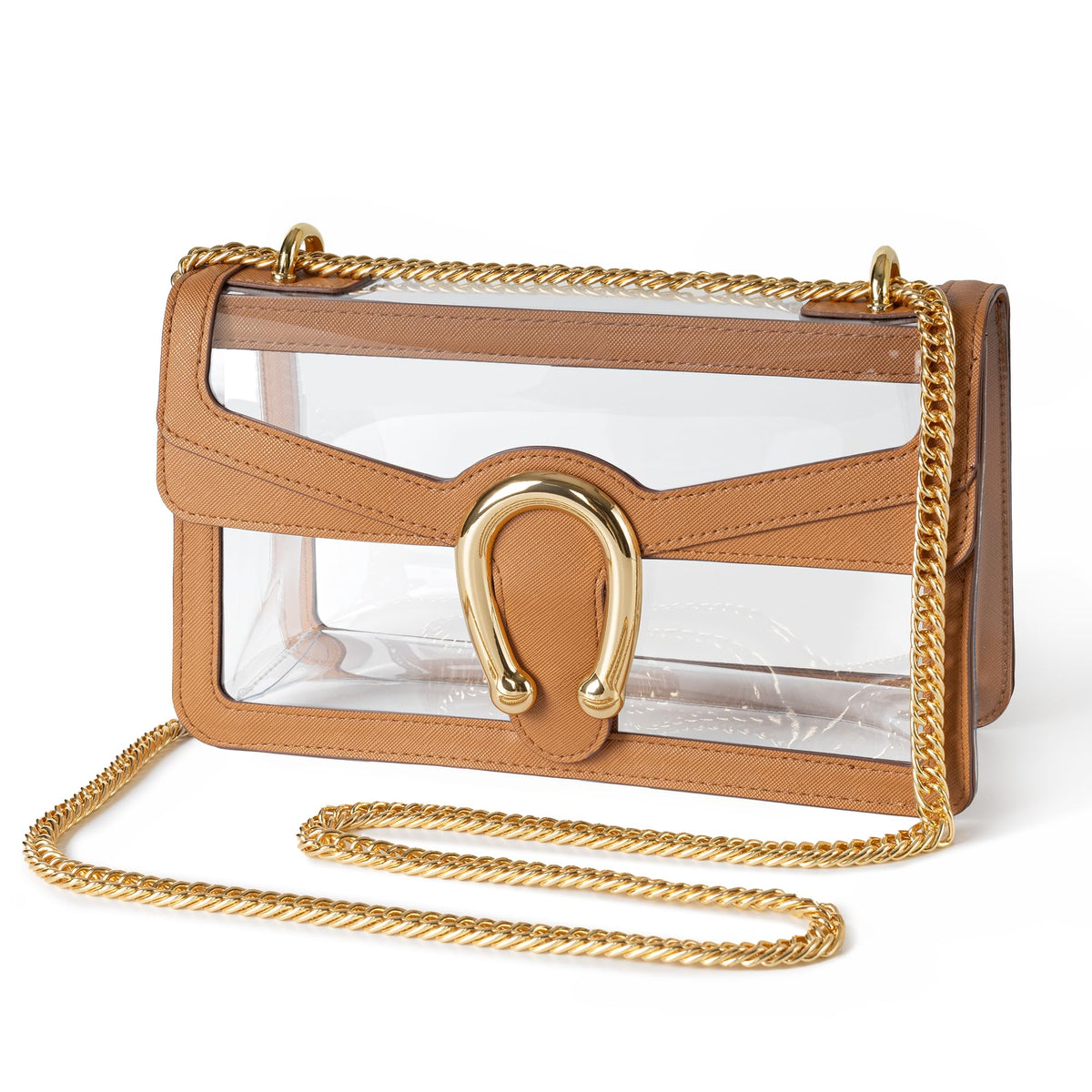 Joryin Yellow Women's Small Hobo Handbag with Chain Strap and Jetted Pocket