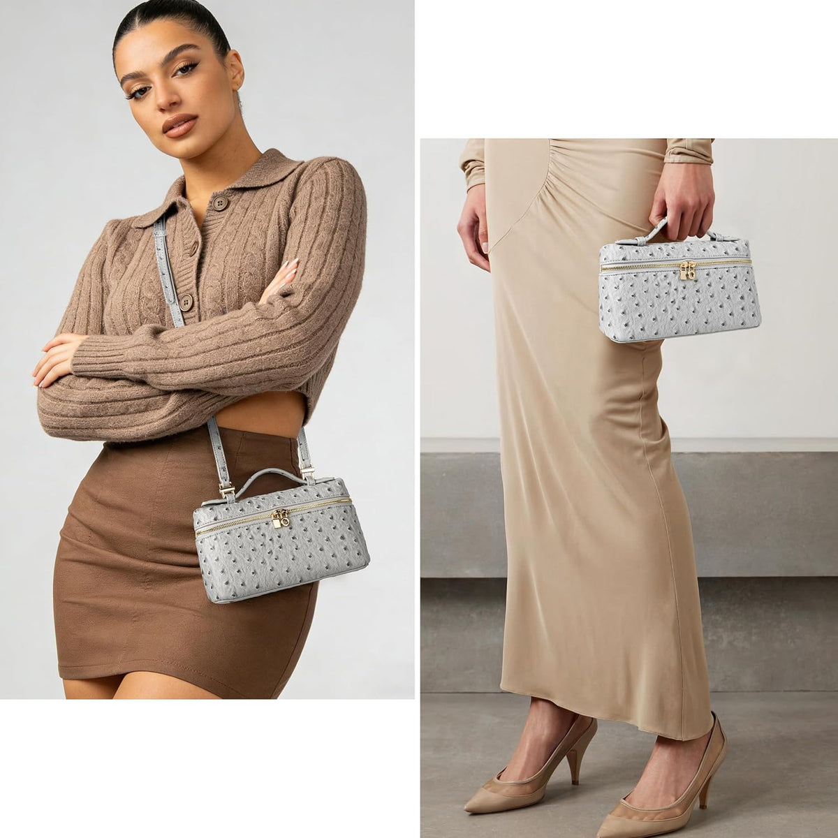Joryin Crossbody Bag for Women Top-Handle Purse Small Pouch Designer Evening Clutch Shoulder Handbag Trendy
