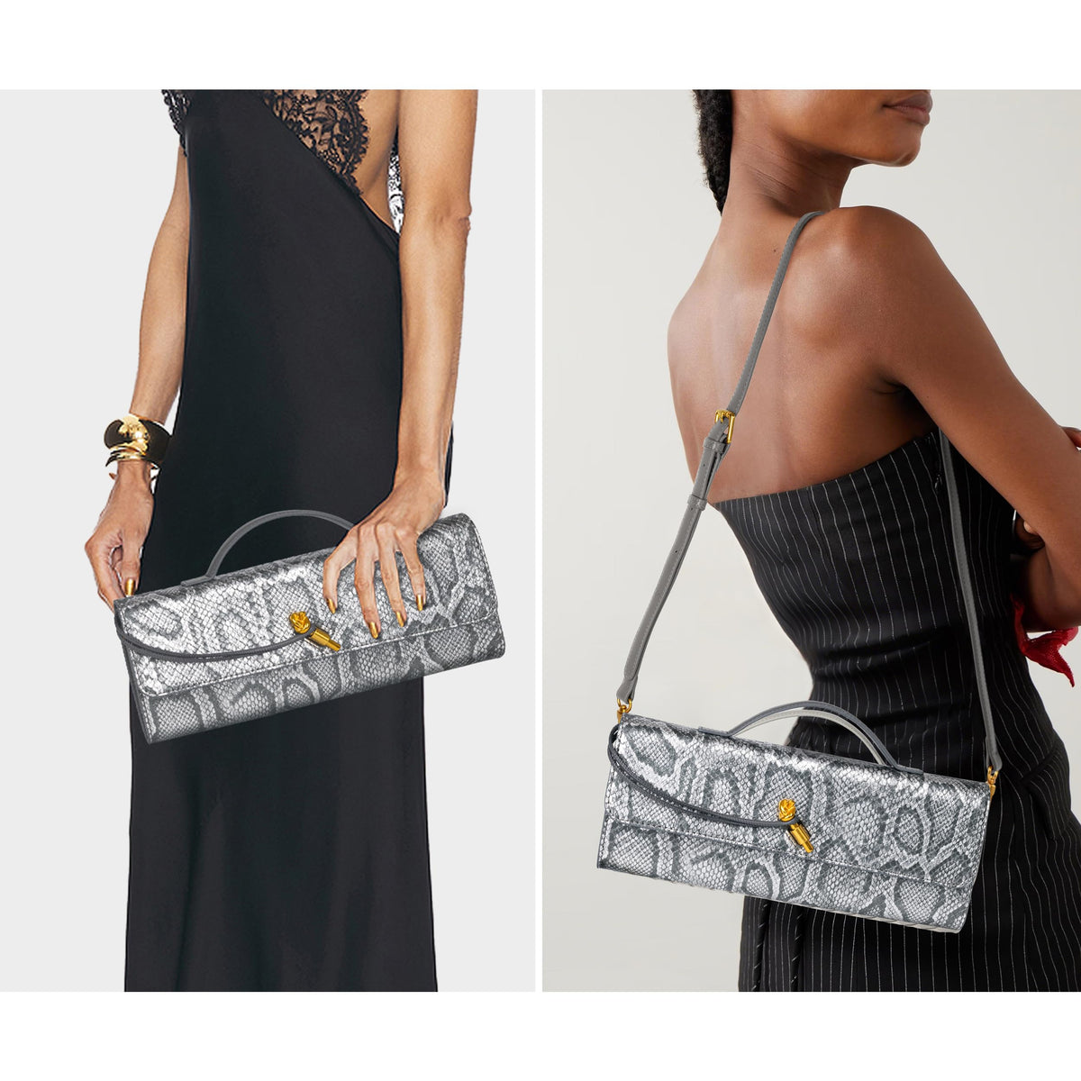 Joryin Woven Purse for Women Evening Clutch Woven Leather & Suede Handbags Crossbody Bag Suede Purse Formal Evening Bag