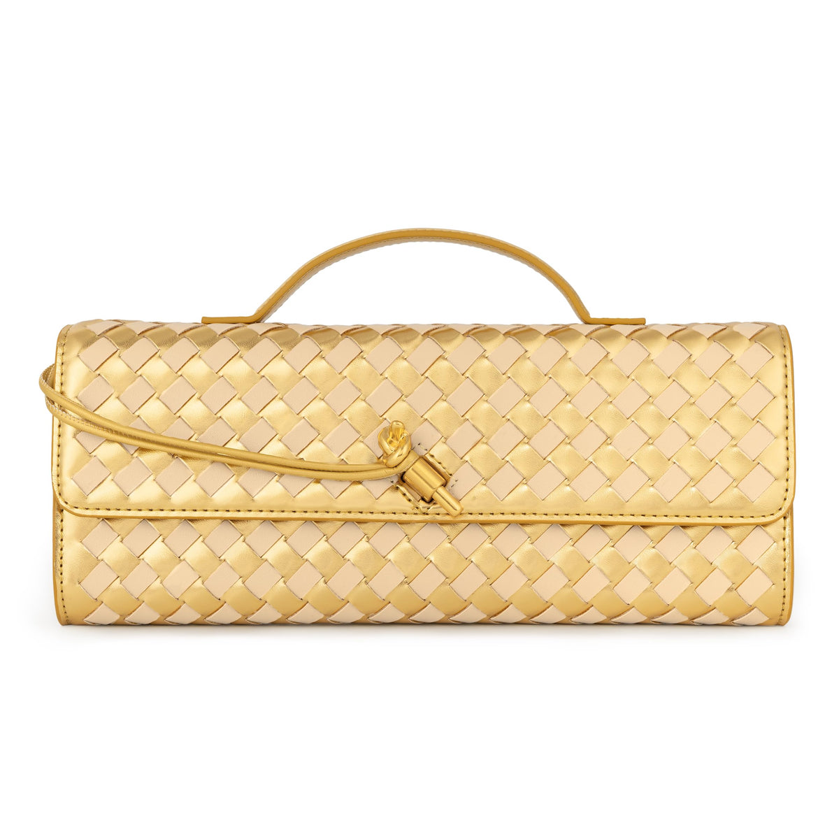 Joryin Woven Purse for Women Evening Clutch Woven Leather Handbags Crossbody Bag Purse Formal Evening Bag, Vegan Leather