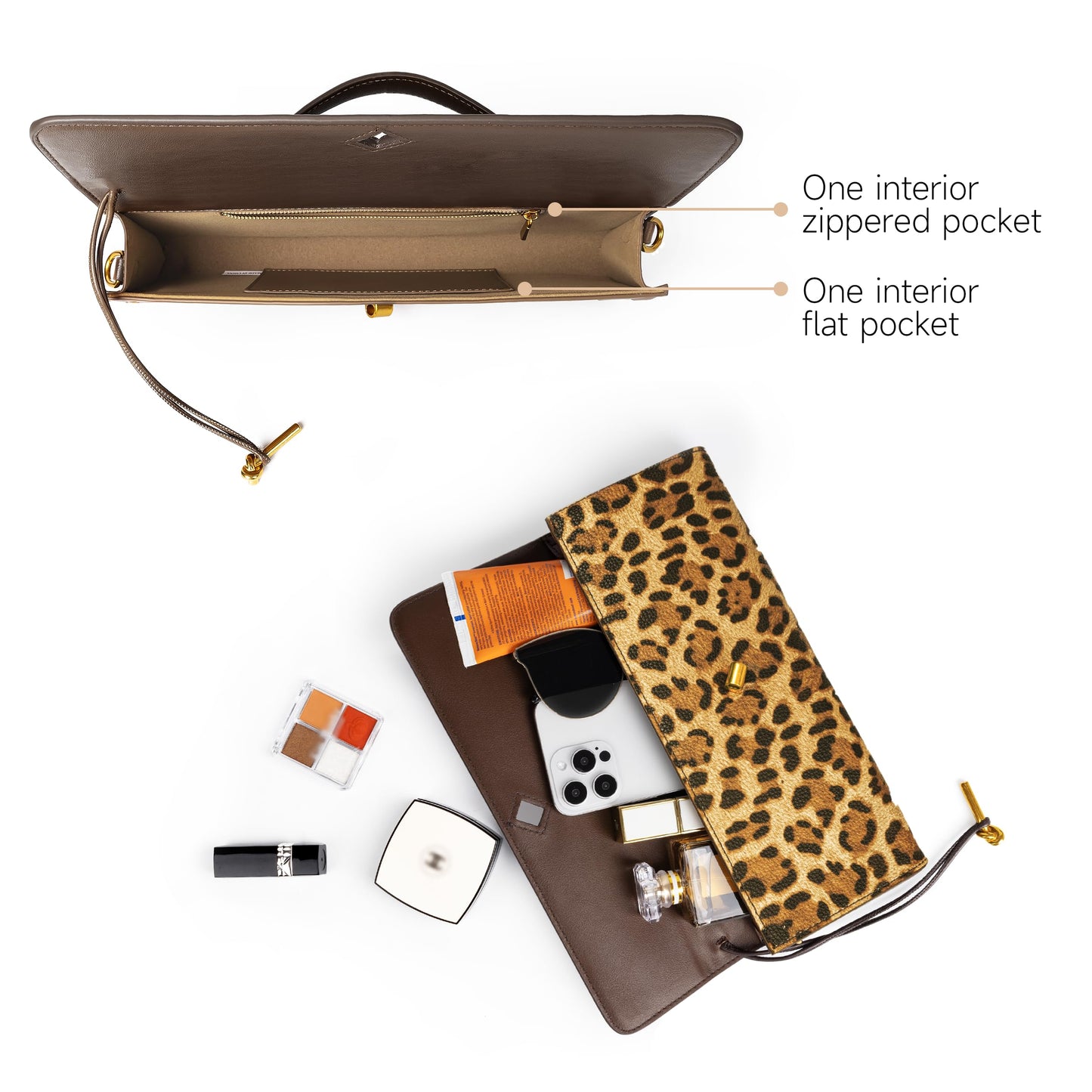 Joryin Woven Purse for Women Evening Clutch Woven Leather & Suede Handbags Crossbody Bag Suede Purse Formal Evening Bag