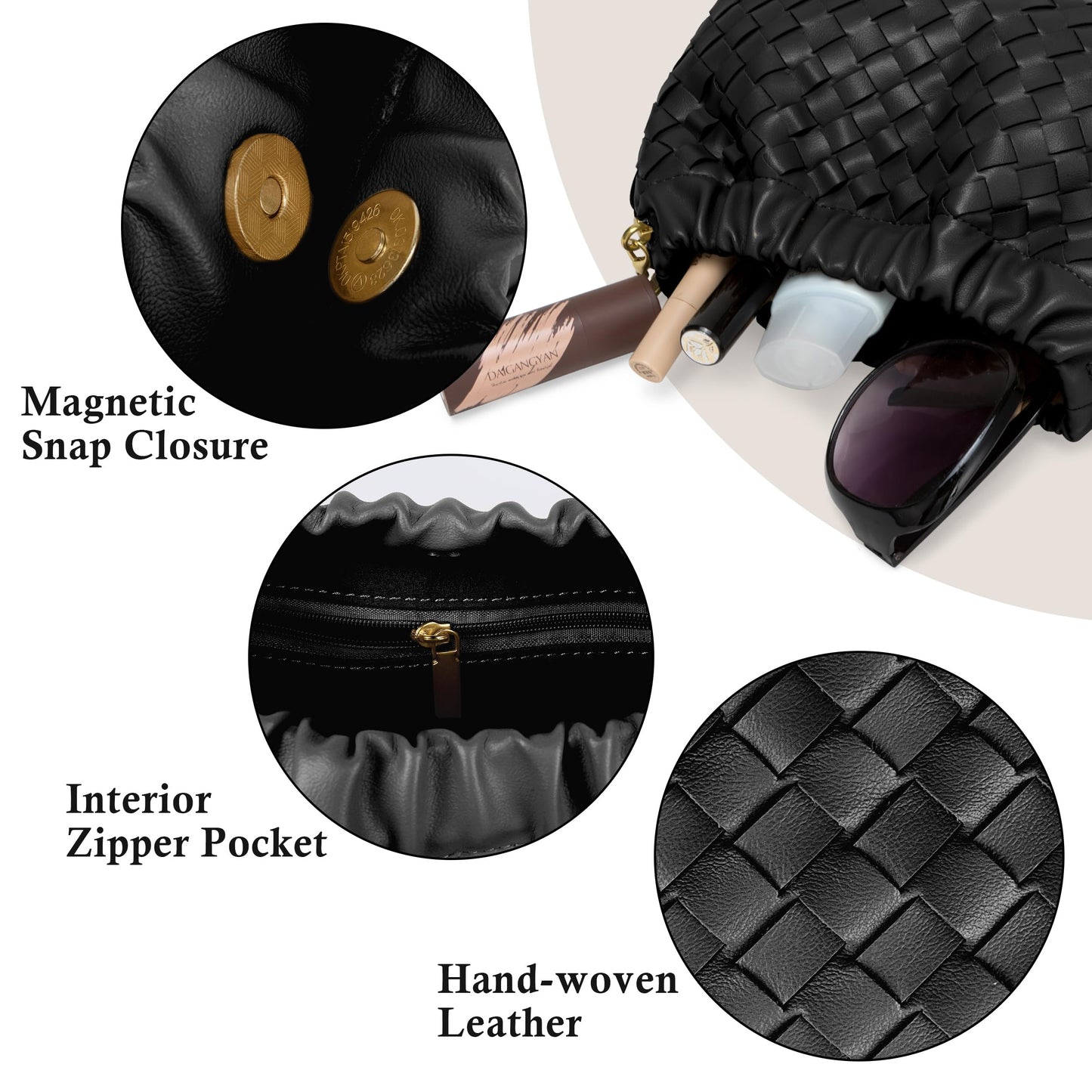 Small Crossbody Bag For Women Trendy.Dumpling Bag Clutch Purse For Women Evening Bag Cloud Purse Vegan Leather Hobo Bag