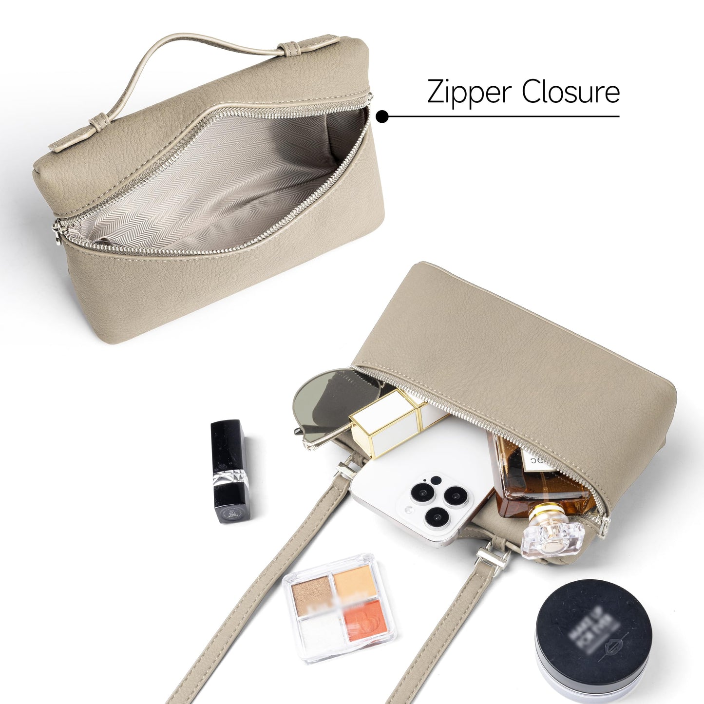 Joryin Crossbody Bag for Women Top-Handle Purse Small Pouch Designer Evening Clutch Shoulder Handbag Trendy