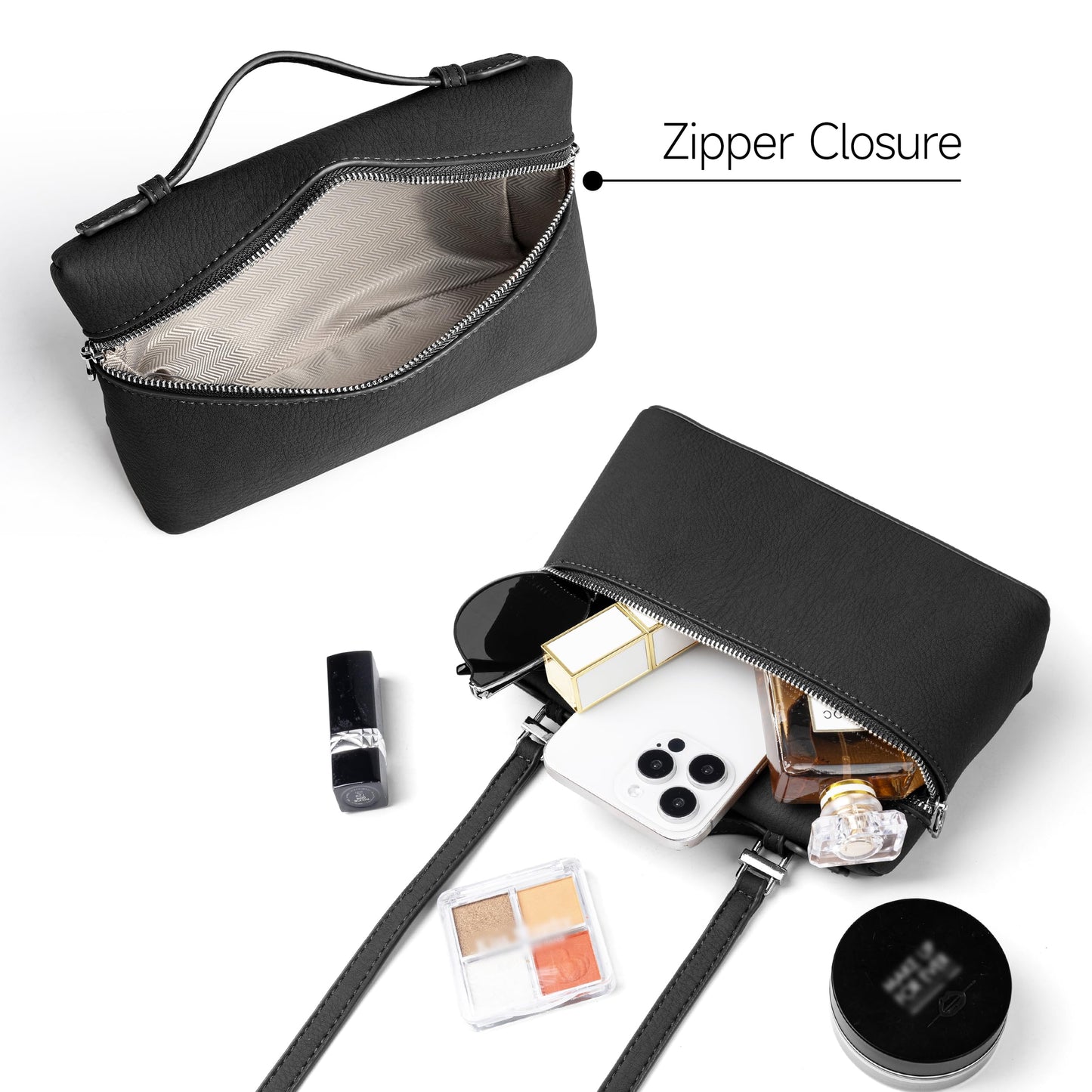Joryin Crossbody Bag for Women Top-Handle Purse Small Pouch Designer Evening Clutch Shoulder Handbag Trendy