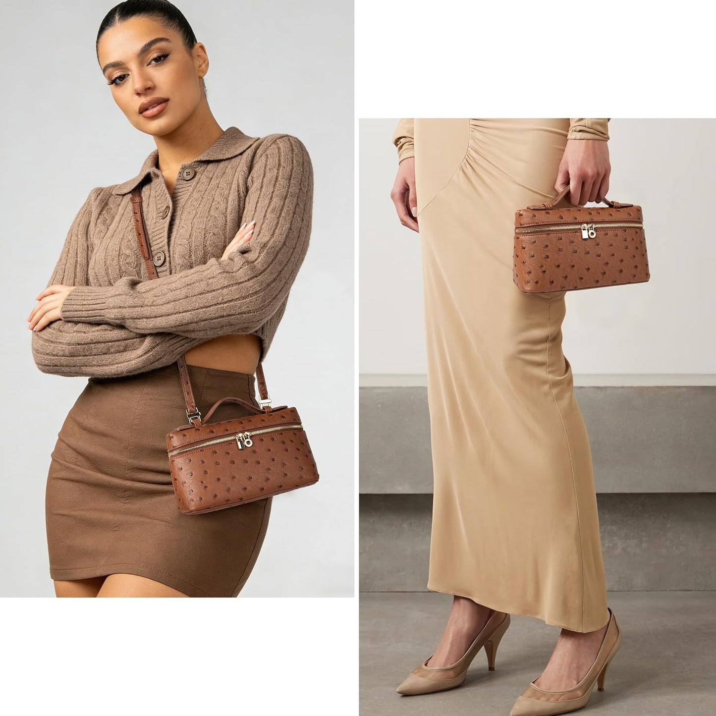 Joryin Crossbody Bag for Women Top-Handle Purse Small Pouch Designer Evening Clutch Shoulder Handbag Trendy