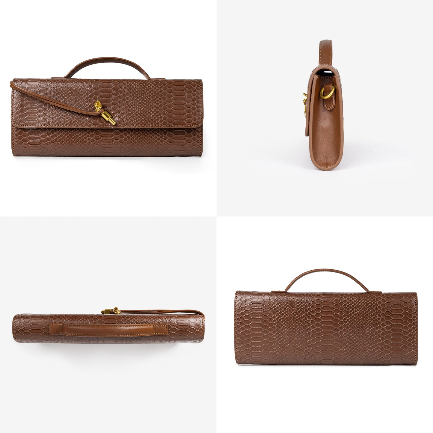 Joryin Woven Purse for Women Evening Clutch Woven Leather & Suede Handbags Crossbody Bag Suede Purse Formal Evening Bag