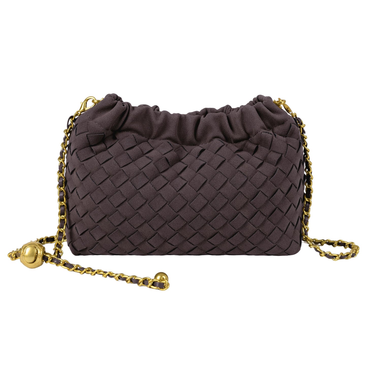Joryin Woven Women's Crossbody Bag & Evening Purse, Trendy Dumpling Clutch & Hobo Cloud Shoulder Bag Trendy Dumpling Clutch