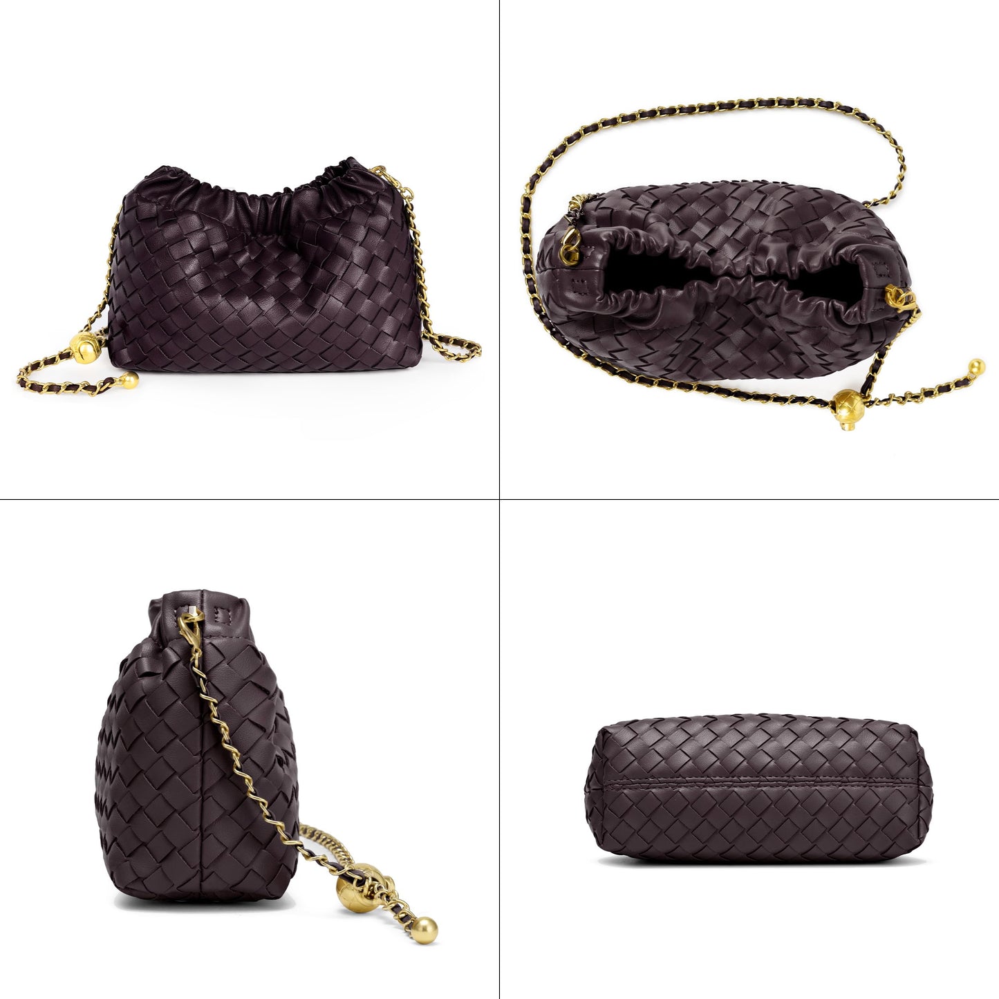 Small Crossbody Bag For Women Trendy.Dumpling Bag Clutch Purse For Women Evening Bag Cloud Purse Vegan Leather Hobo Bag