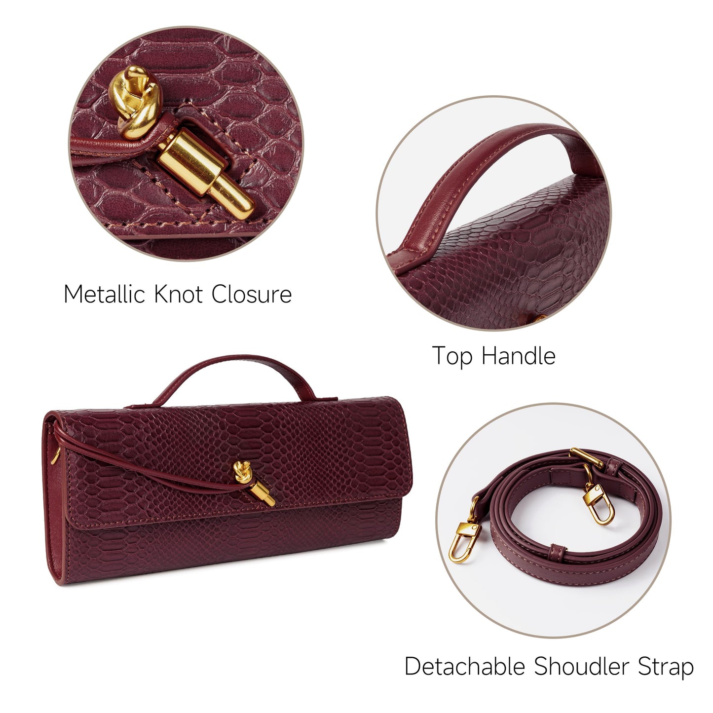 Joryin Woven Purse for Women Evening Clutch Woven Leather & Suede Handbags Crossbody Bag Suede Purse Formal Evening Bag
