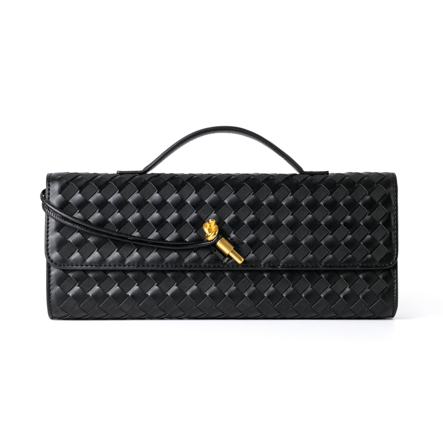 Joryin Woven Purse for Women Evening Clutch Woven Leather & Suede Handbags Crossbody Bag Suede Purse Formal Evening Bag