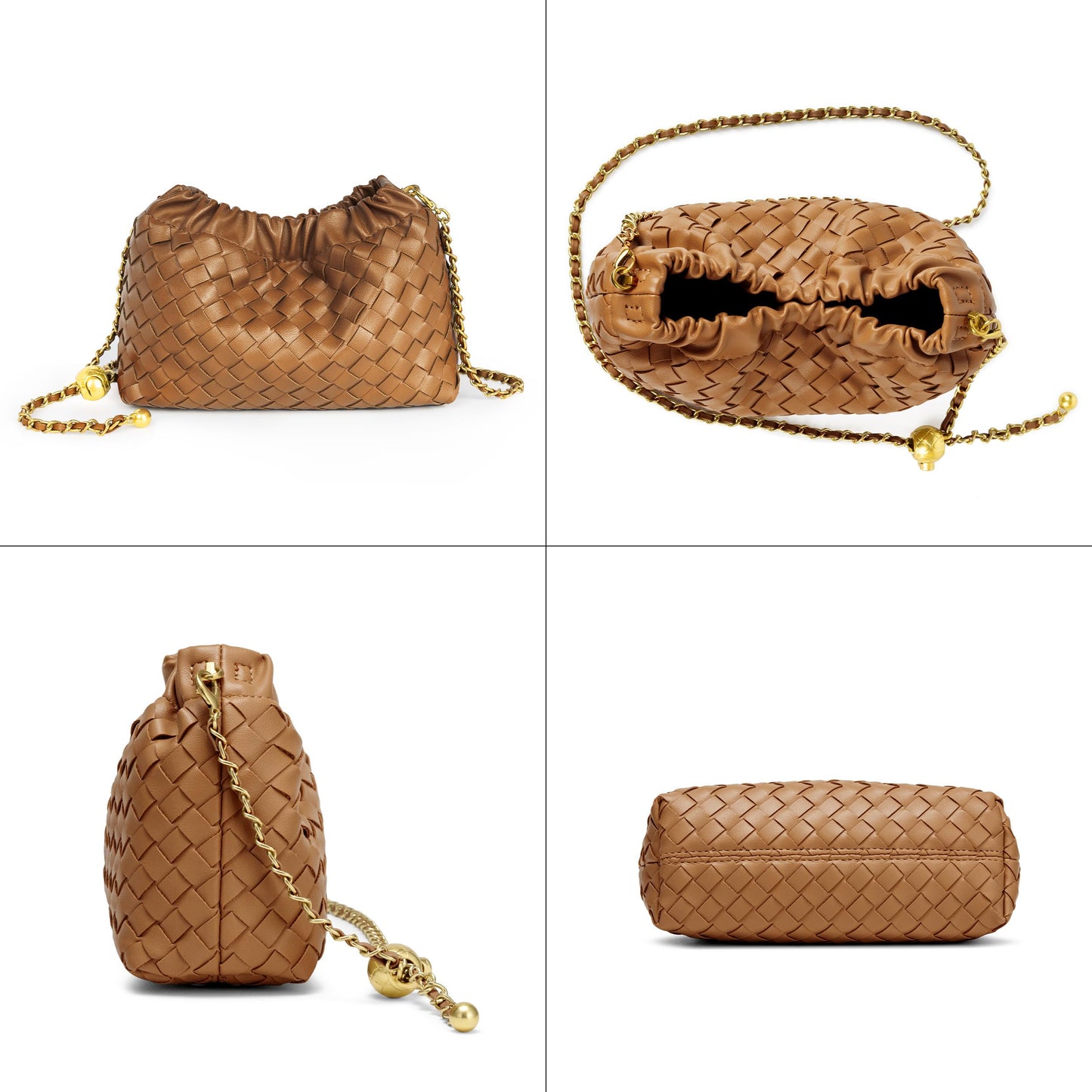 Small Crossbody Bag For Women Trendy.Dumpling Bag Clutch Purse For Women Evening Bag Cloud Purse Vegan Leather Hobo Bag
