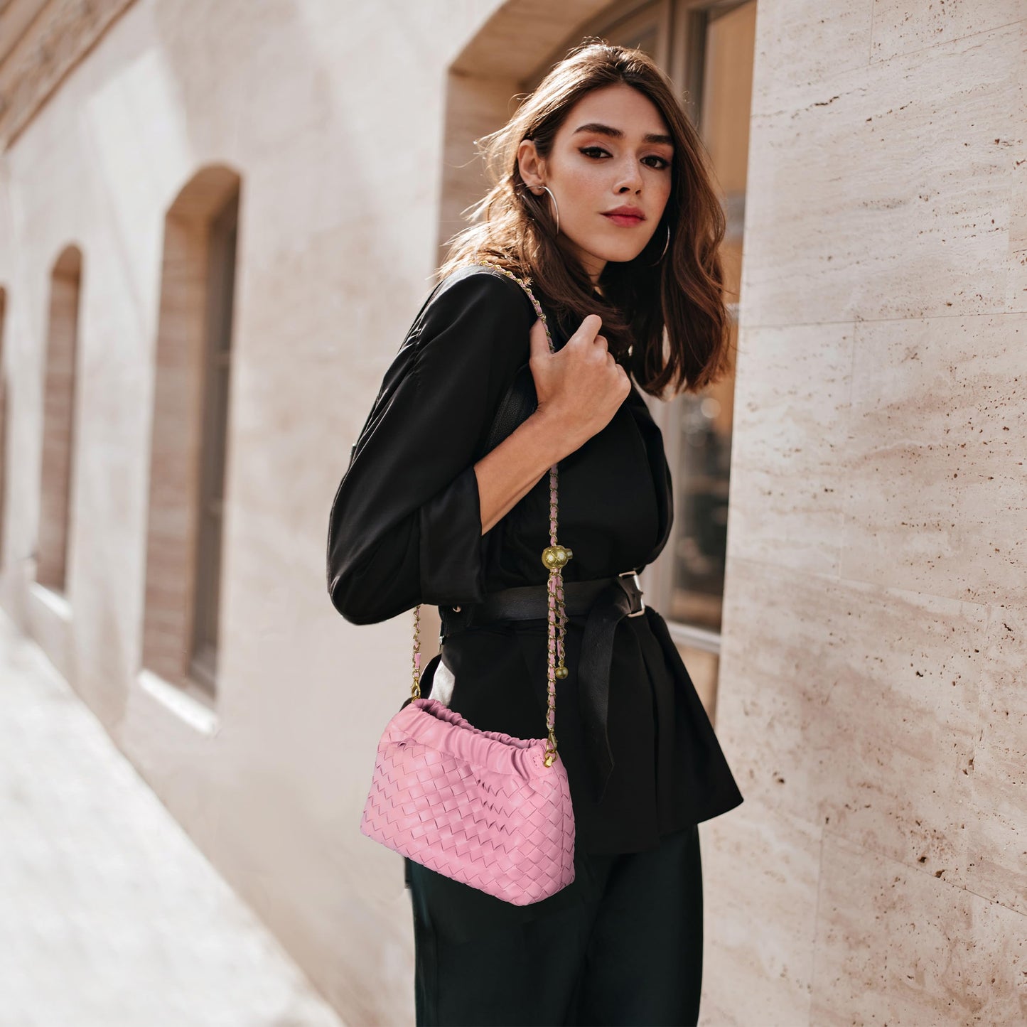 Small Crossbody Bag For Women Trendy.Dumpling Bag Clutch Purse For Women Evening Bag Cloud Purse Vegan Leather Hobo Bag