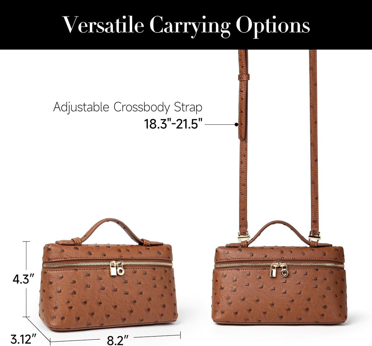 Joryin Crossbody Bag for Women Top-Handle Purse Small Pouch Designer Evening Clutch Shoulder Handbag Trendy