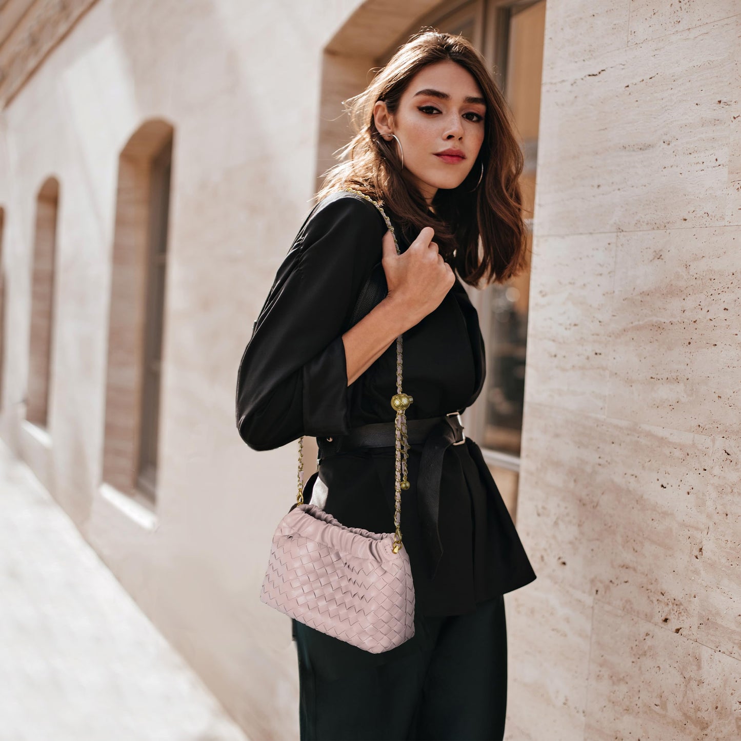 Small Crossbody Bag For Women Trendy.Dumpling Bag Clutch Purse For Women Evening Bag Cloud Purse Vegan Leather Hobo Bag