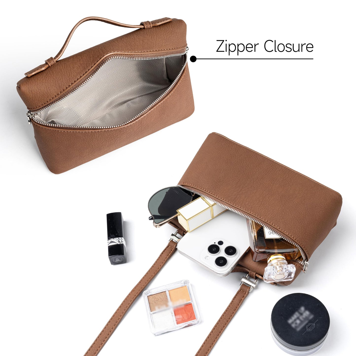 Joryin Crossbody Bag for Women Top-Handle Purse Small Pouch Designer Evening Clutch Shoulder Handbag Trendy