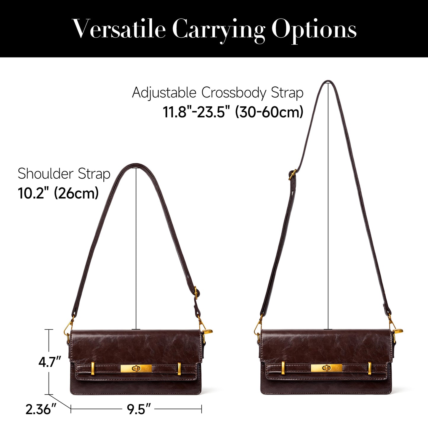 Joryin Shoulder Bag Flap Crossbody Bag for Women Small Purses Clutch Handbag Underarm Bag Tote Bag