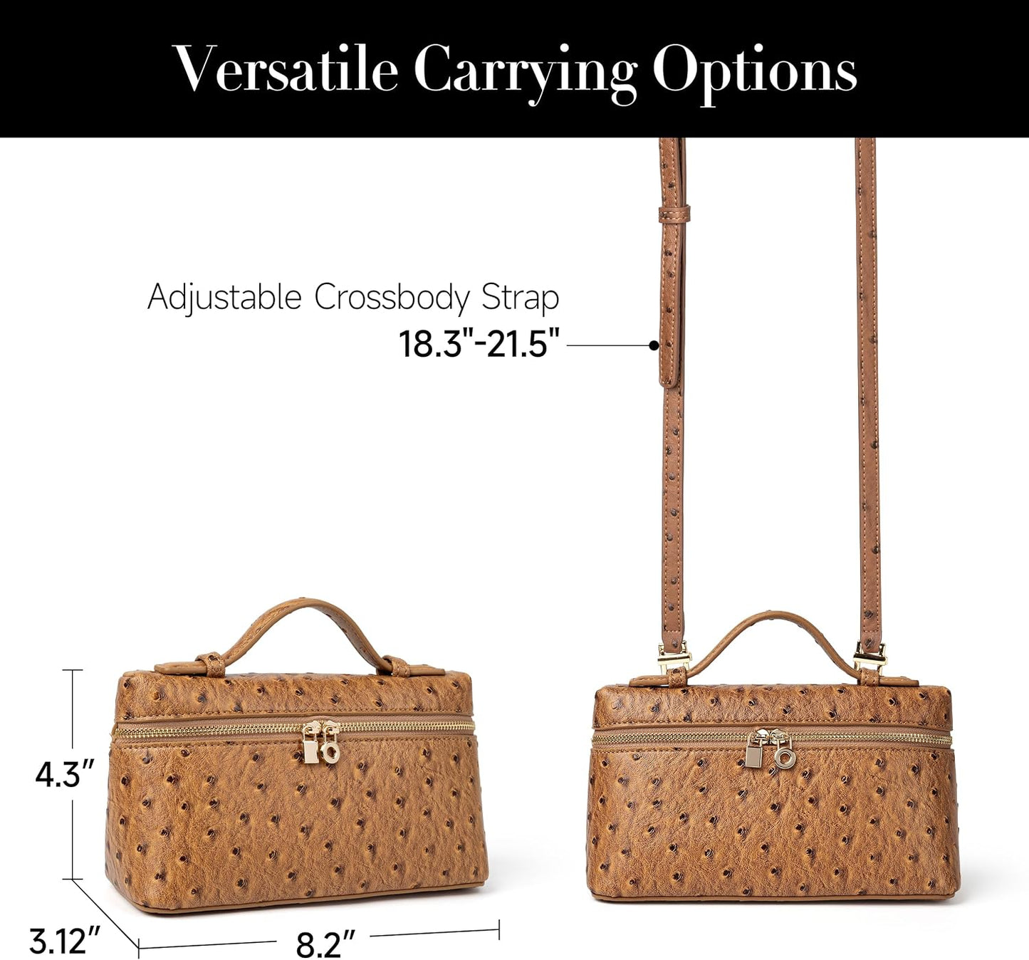 Joryin Crossbody Bag for Women Top-Handle Purse Small Pouch Designer Evening Clutch Shoulder Handbag Trendy