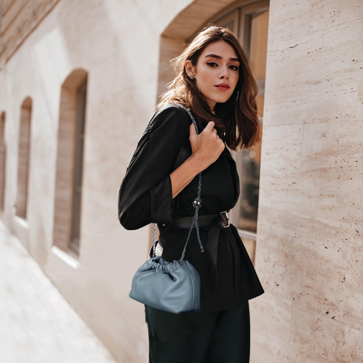 Small Crossbody Bag For Women Trendy.Dumpling Bag Clutch Purse For Women Evening Bag Cloud Purse Vegan Leather Hobo Bag