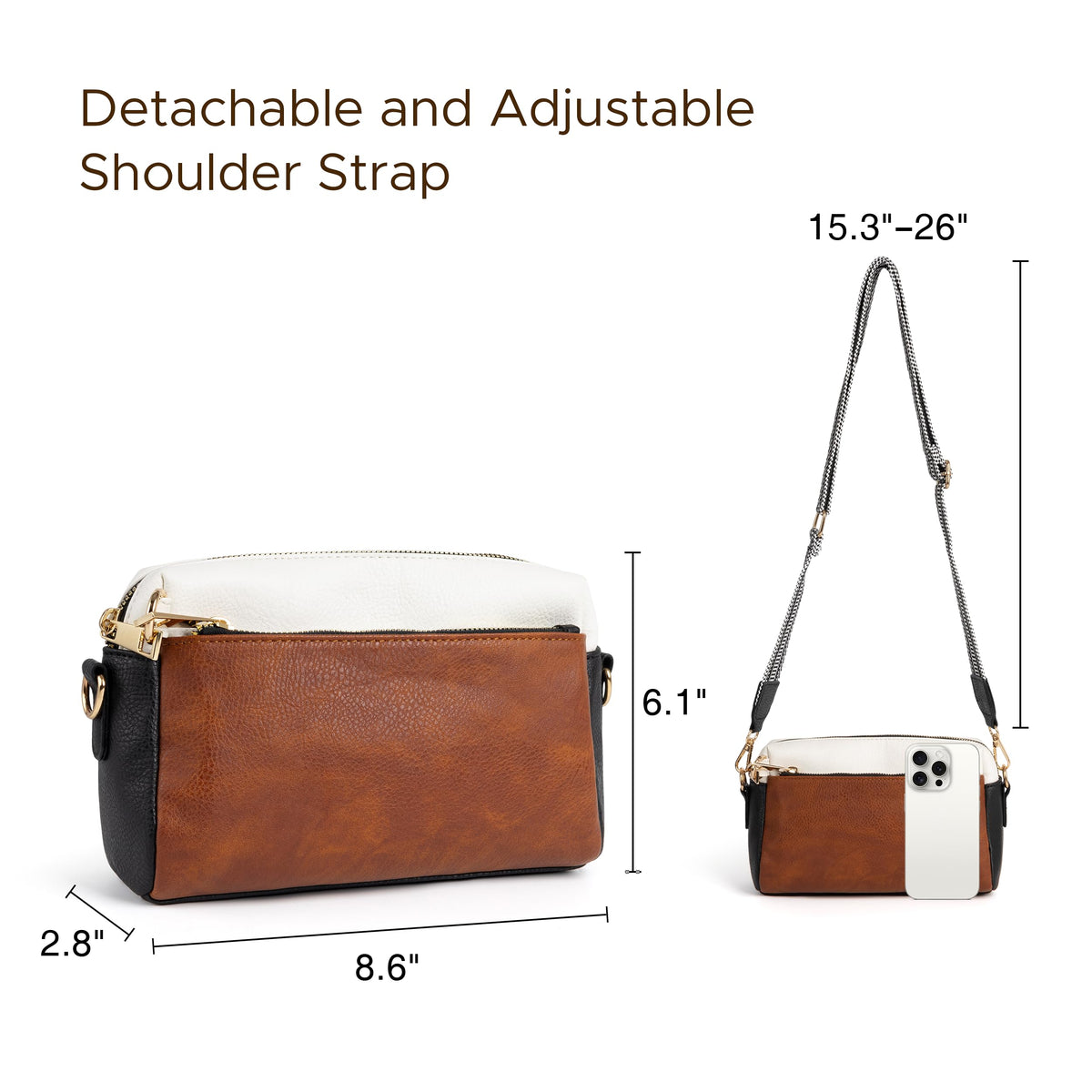 Anti Theft Crossbody Bag for Women, Slash-resistant RFID Blocking Travel Purses, Small Shoulder Bag Handbag
