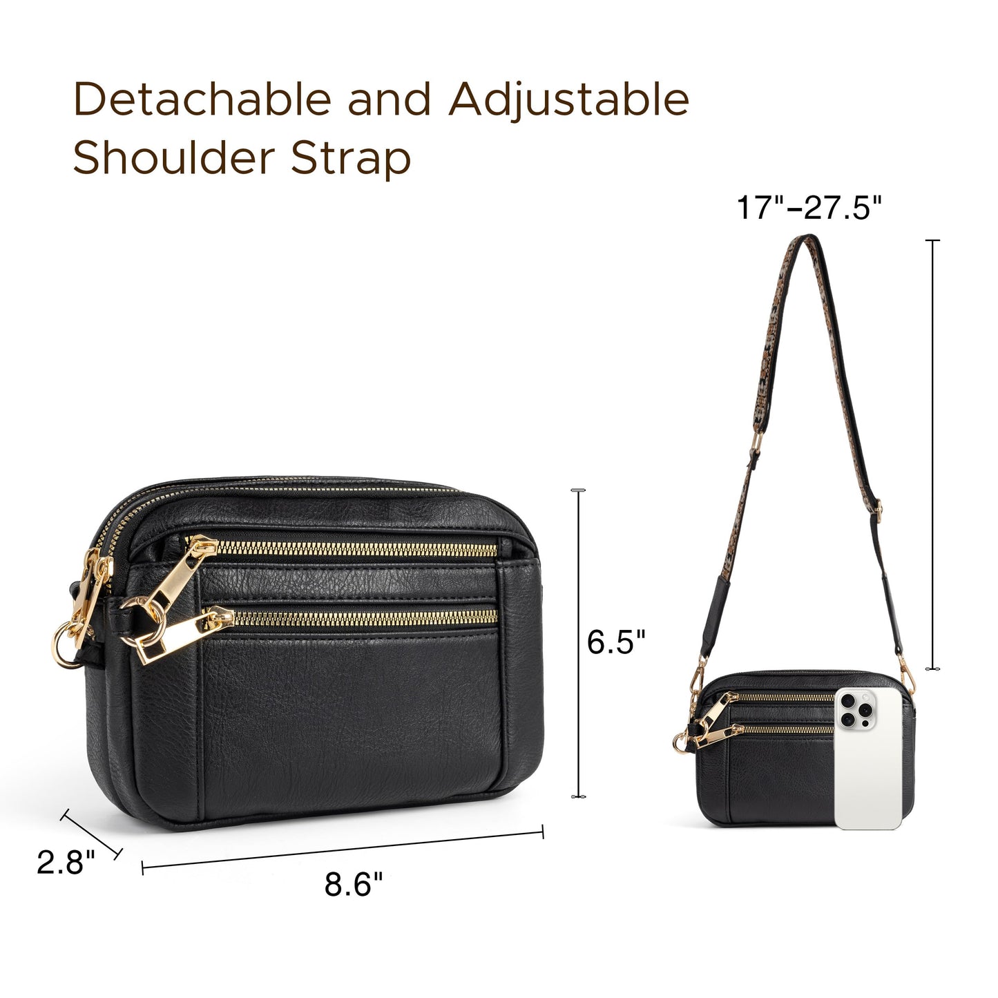 Anti Theft Crossbody Bag for Women, Slash-resistant RFID Blocking Travel Purses, Small Shoulder Bag Handbag