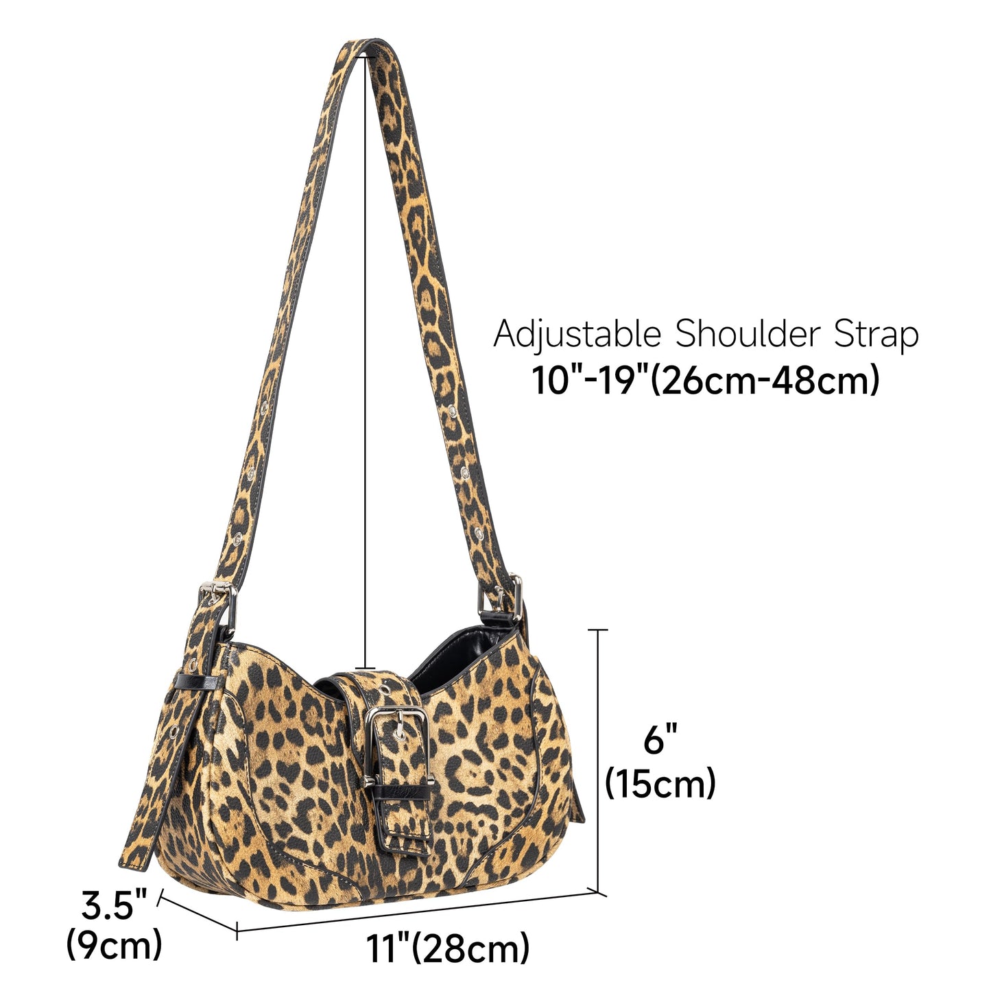 Joryin Y2K Purse Vintage Shoulder Bag Crossbody Bag for Women Hobo Crescent Handbag Retro Underarm Bag