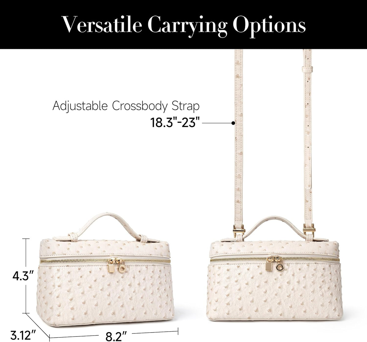 Joryin Crossbody Bag for Women Top-Handle Purse Small Pouch Designer Evening Clutch Shoulder Handbag Trendy