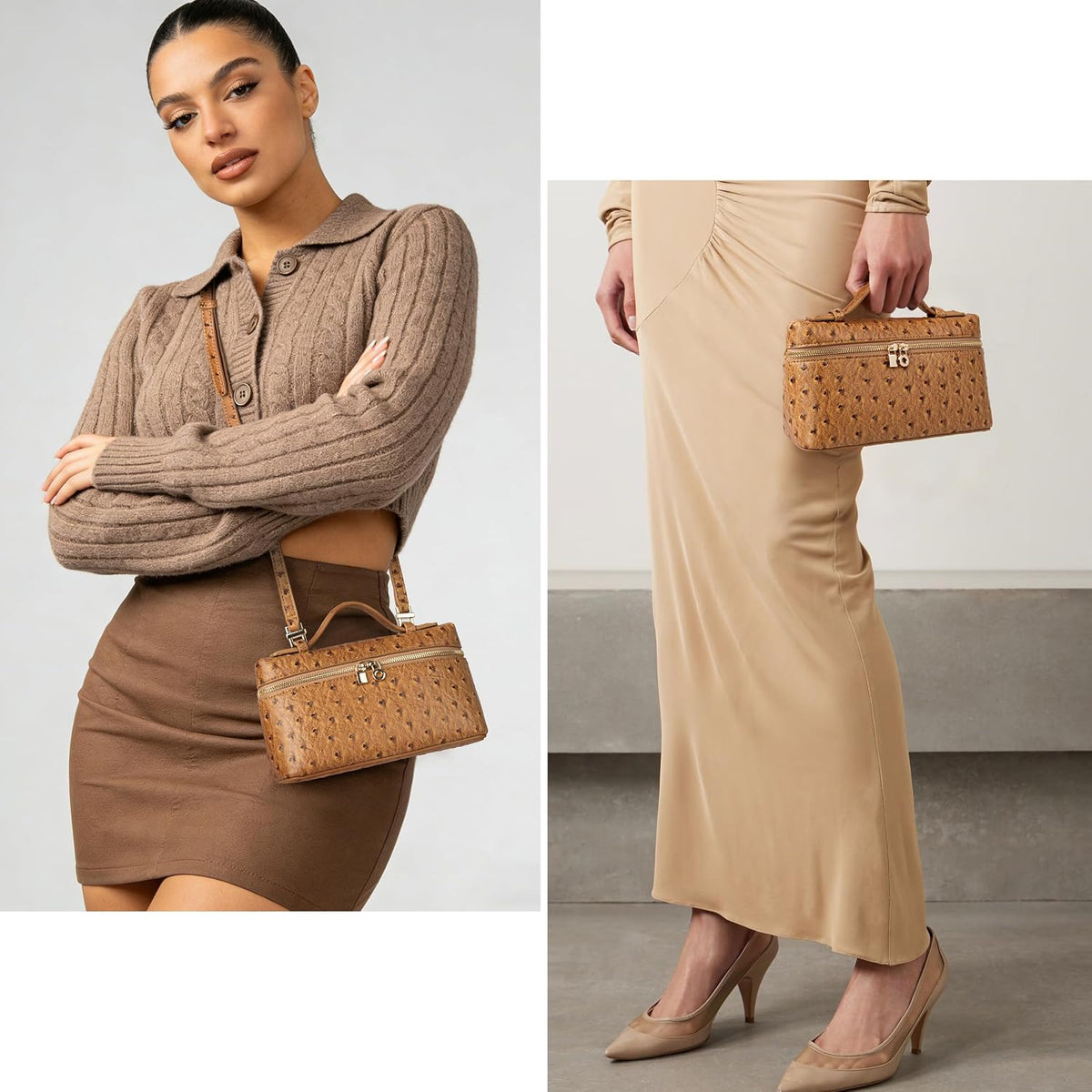 Joryin Crossbody Bag for Women Top-Handle Purse Small Pouch Designer Evening Clutch Shoulder Handbag Trendy