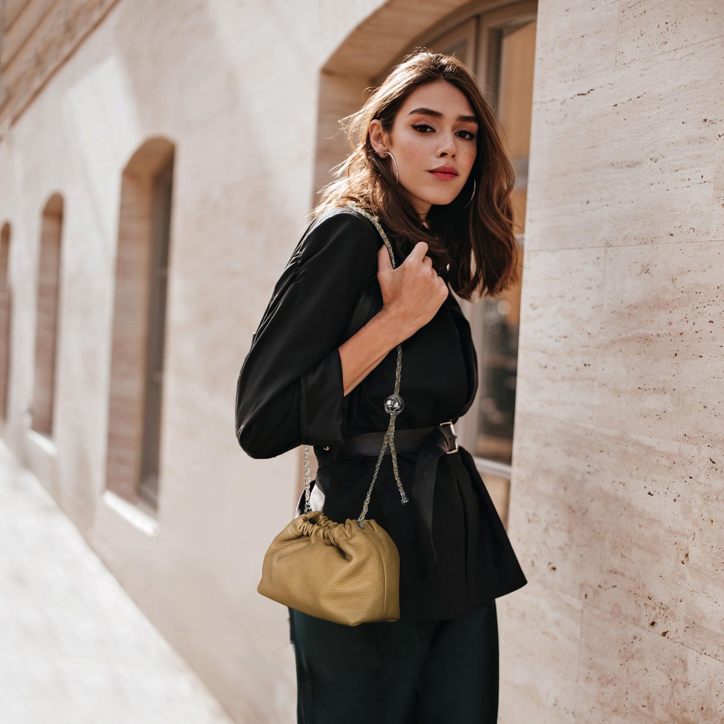 Small Crossbody Bag For Women Trendy.Dumpling Bag Clutch Purse For Women Evening Bag Cloud Purse Vegan Leather Hobo Bag