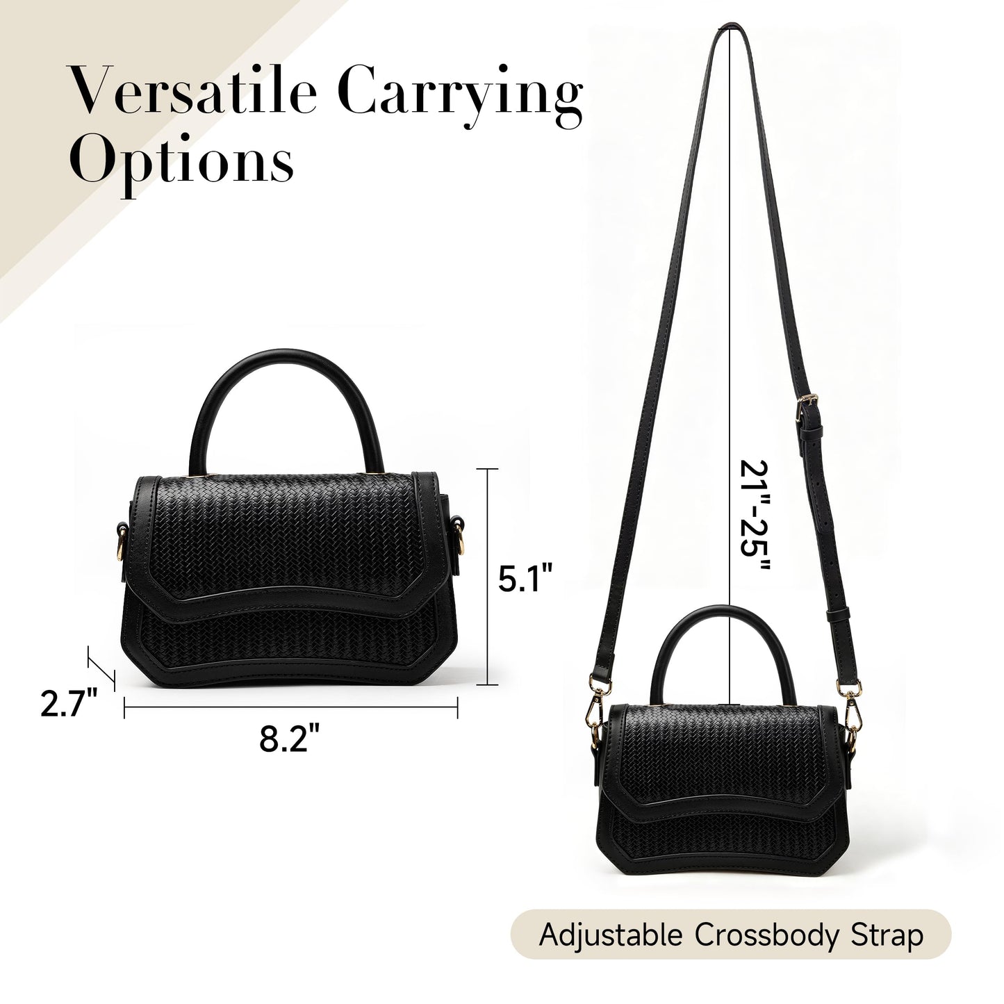 Joryin Straw Crossbody Purse for Women. Woven Top Handle Bag Hobo Handbag Flap Small Straw Beach Bag for Summer