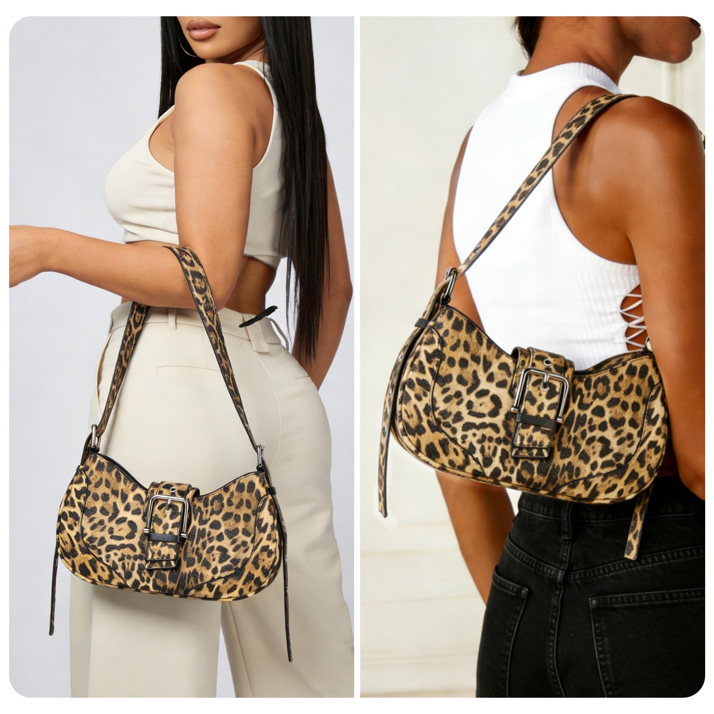 Joryin Y2K Purse Vintage Shoulder Bag Crossbody Bag for Women Hobo Crescent Handbag Retro Underarm Bag