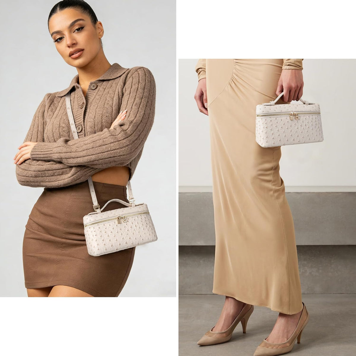 Joryin Crossbody Bag for Women Top-Handle Purse Small Pouch Designer Evening Clutch Shoulder Handbag Trendy