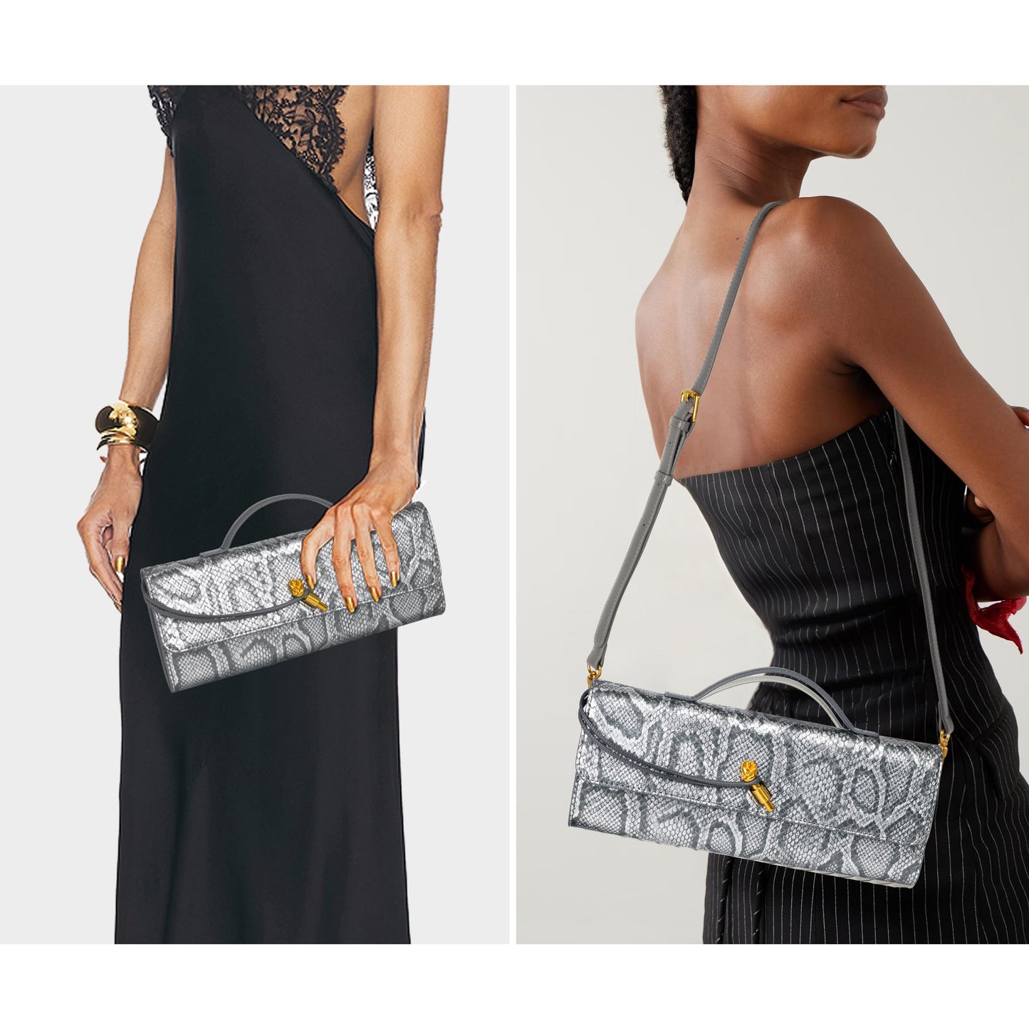 Joryin Woven Purse for Women Evening Clutch Woven Leather & Suede Handbags Crossbody Bag Suede Purse Formal Evening Bag