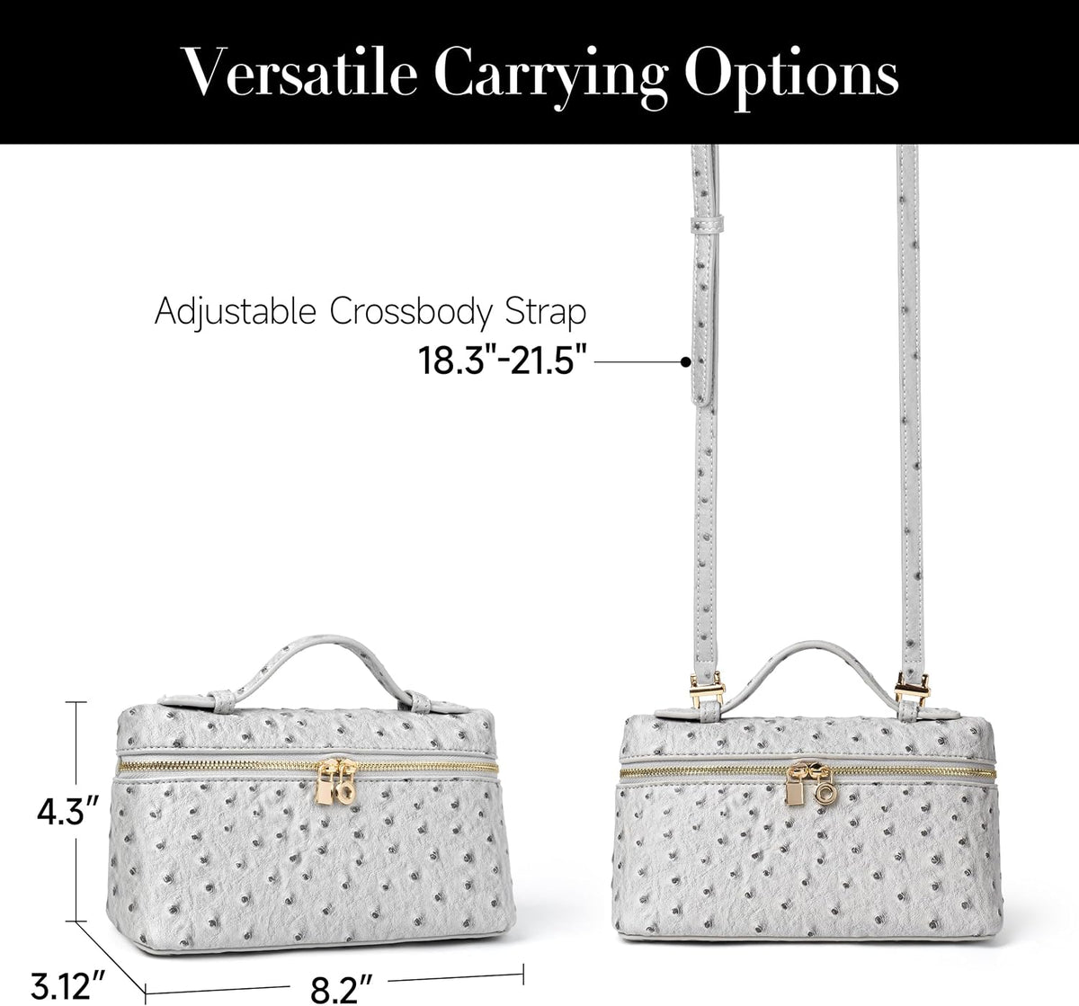 Joryin Crossbody Bag for Women Top-Handle Purse Small Pouch Designer Evening Clutch Shoulder Handbag Trendy
