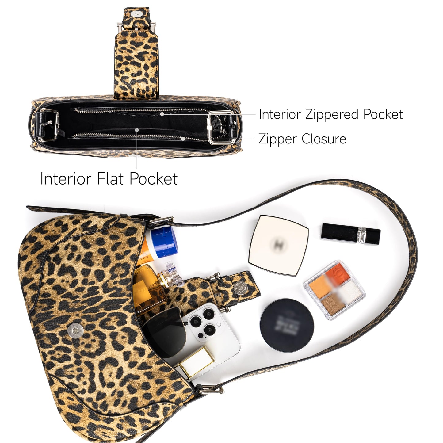 Joryin Y2K Purse Vintage Shoulder Bag Crossbody Bag for Women Hobo Crescent Handbag Retro Underarm Bag