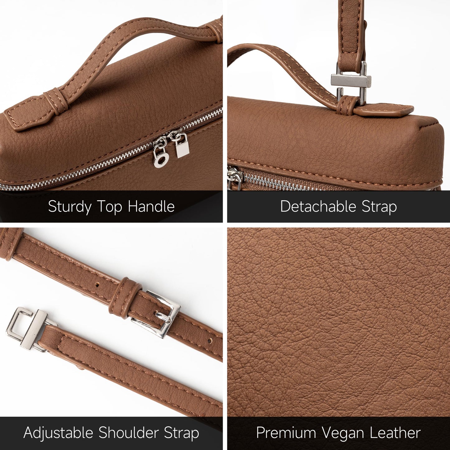 Joryin Crossbody Bag for Women Top-Handle Purse Small Pouch Designer Evening Clutch Shoulder Handbag Trendy