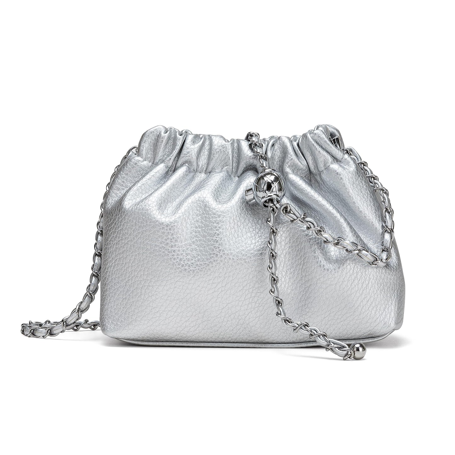 Joryin Trendy Dumpling Women's Crossbody Bag - Evening Clutch Vegan & Genuine Leather Hobo Cloud Purse