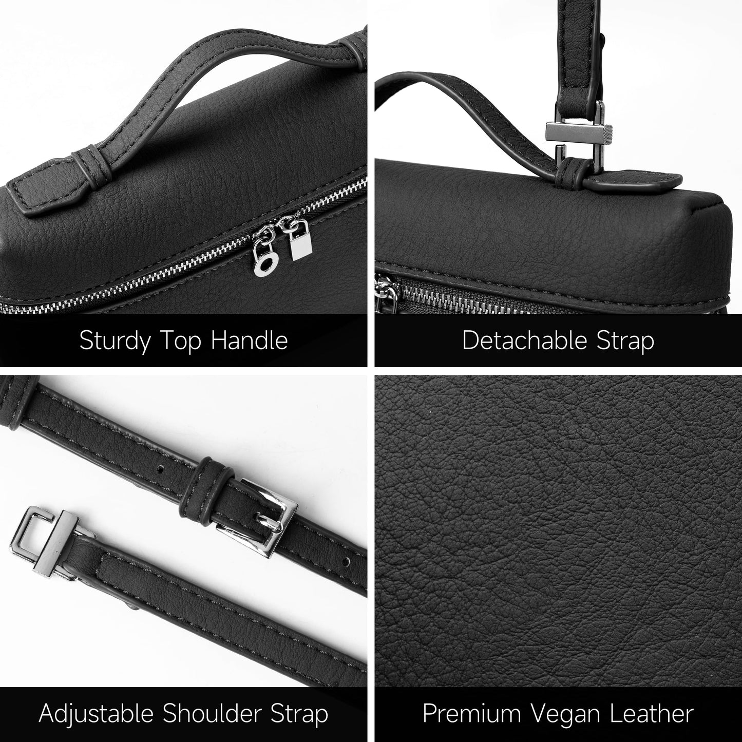 Joryin Crossbody Bag for Women Top-Handle Purse Small Pouch Designer Evening Clutch Shoulder Handbag Trendy