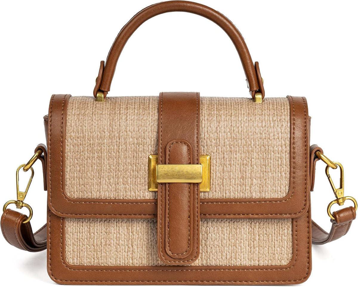 Joryin Crossbody Bag for Women. Top Handle Bag Small Purse Shoulder Handbag